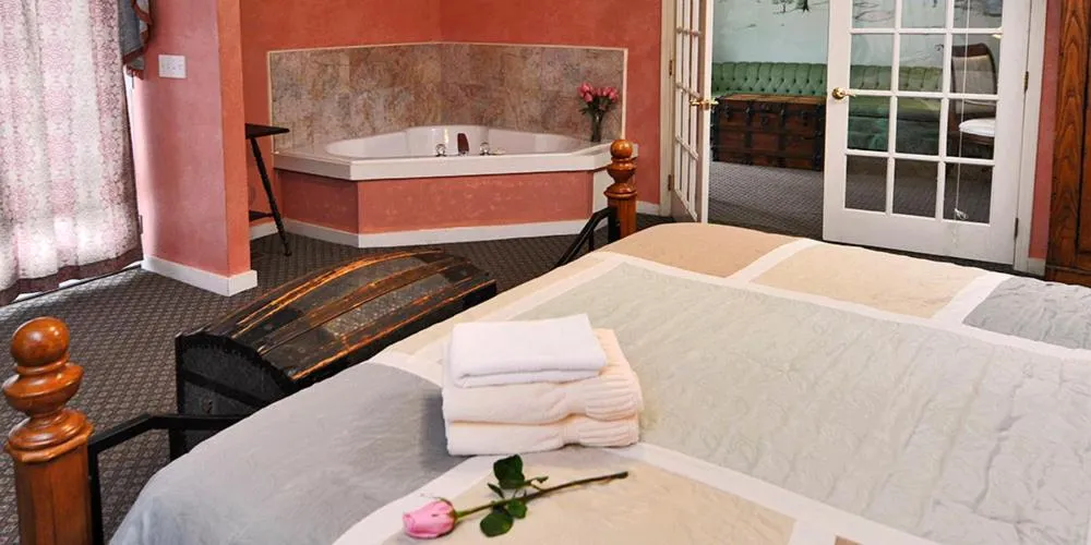 Bed in Elk Forge Bed and Breakfast