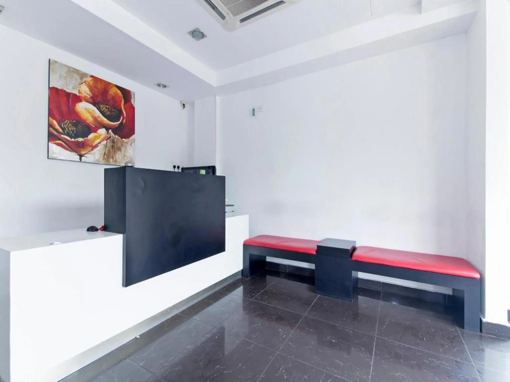 Facade/entrance in Indah Garden Hotel