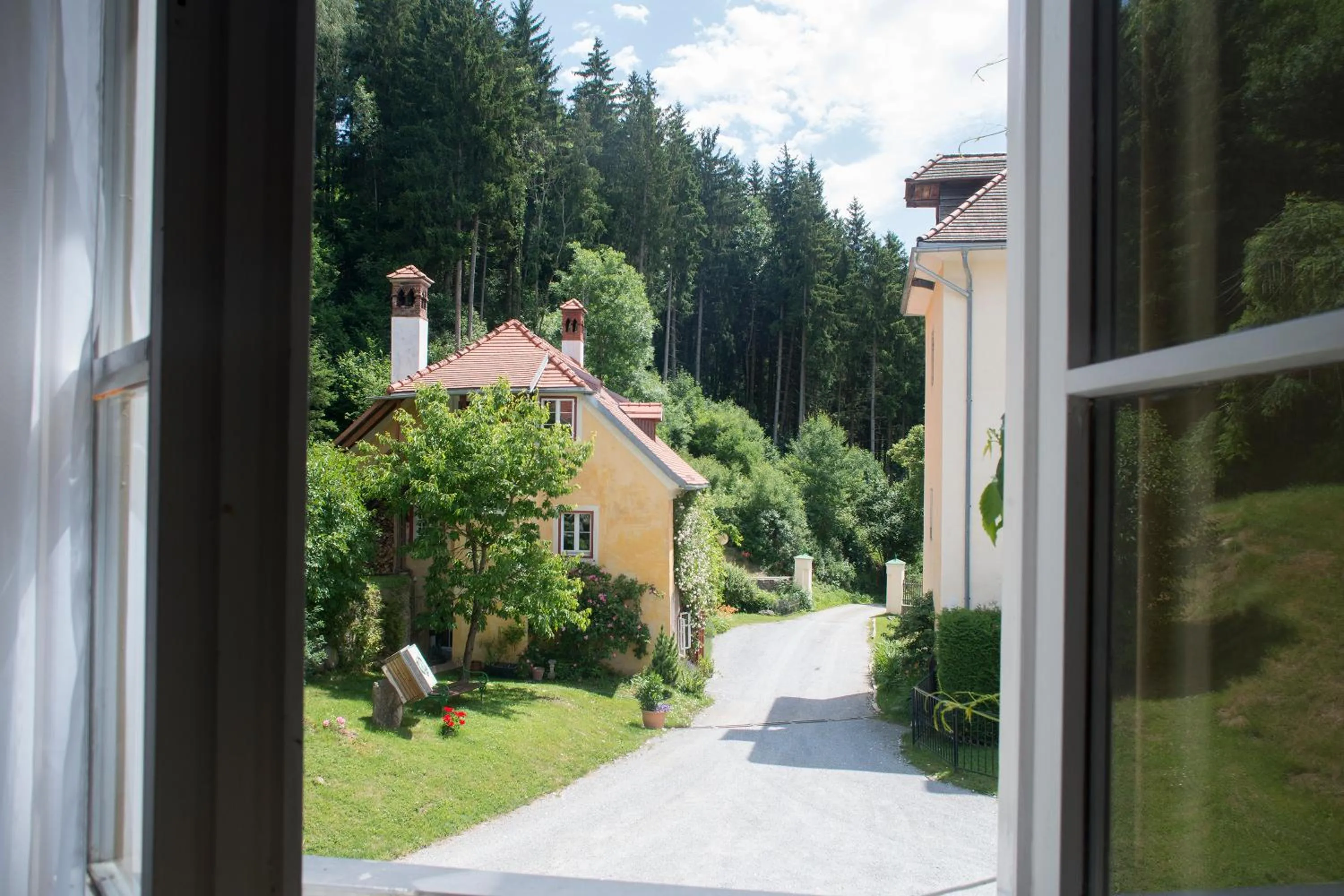 View (from property/room) in Hotel Landsitz Pichlschloss