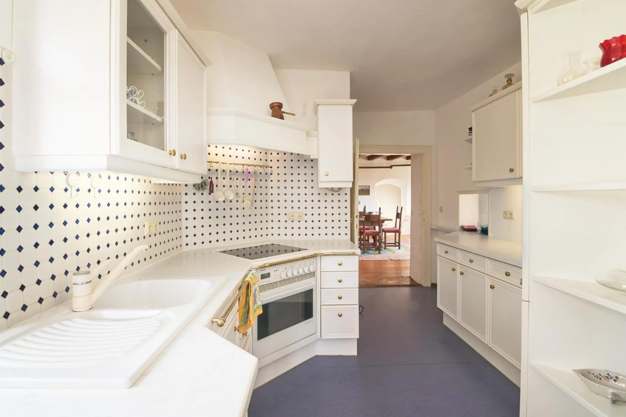 Kitchen or kitchenette in Hotel Landsitz Pichlschloss