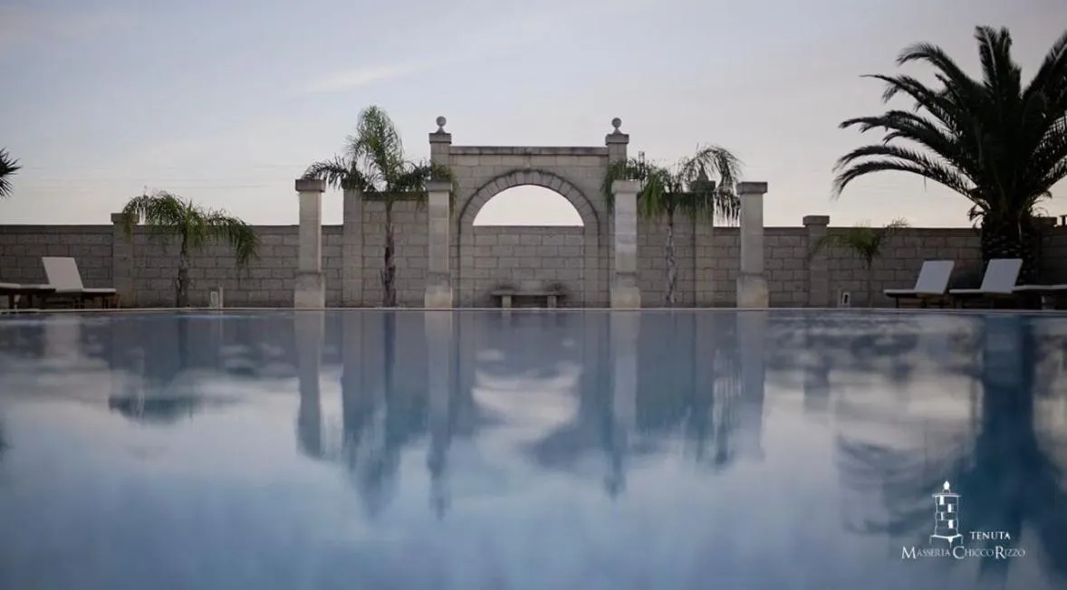Pool view in Tenuta Masseria & Spa Chicco Rizzo