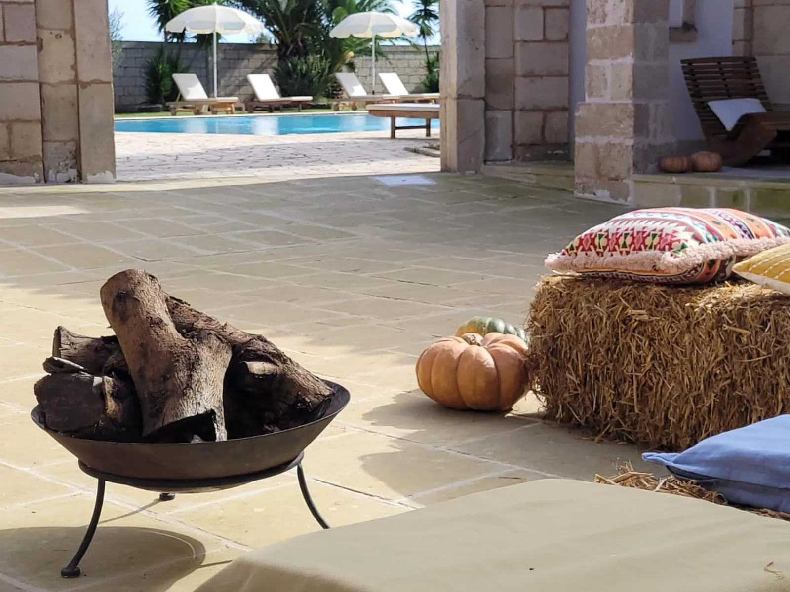 Pool view in Tenuta Masseria & Spa Chicco Rizzo