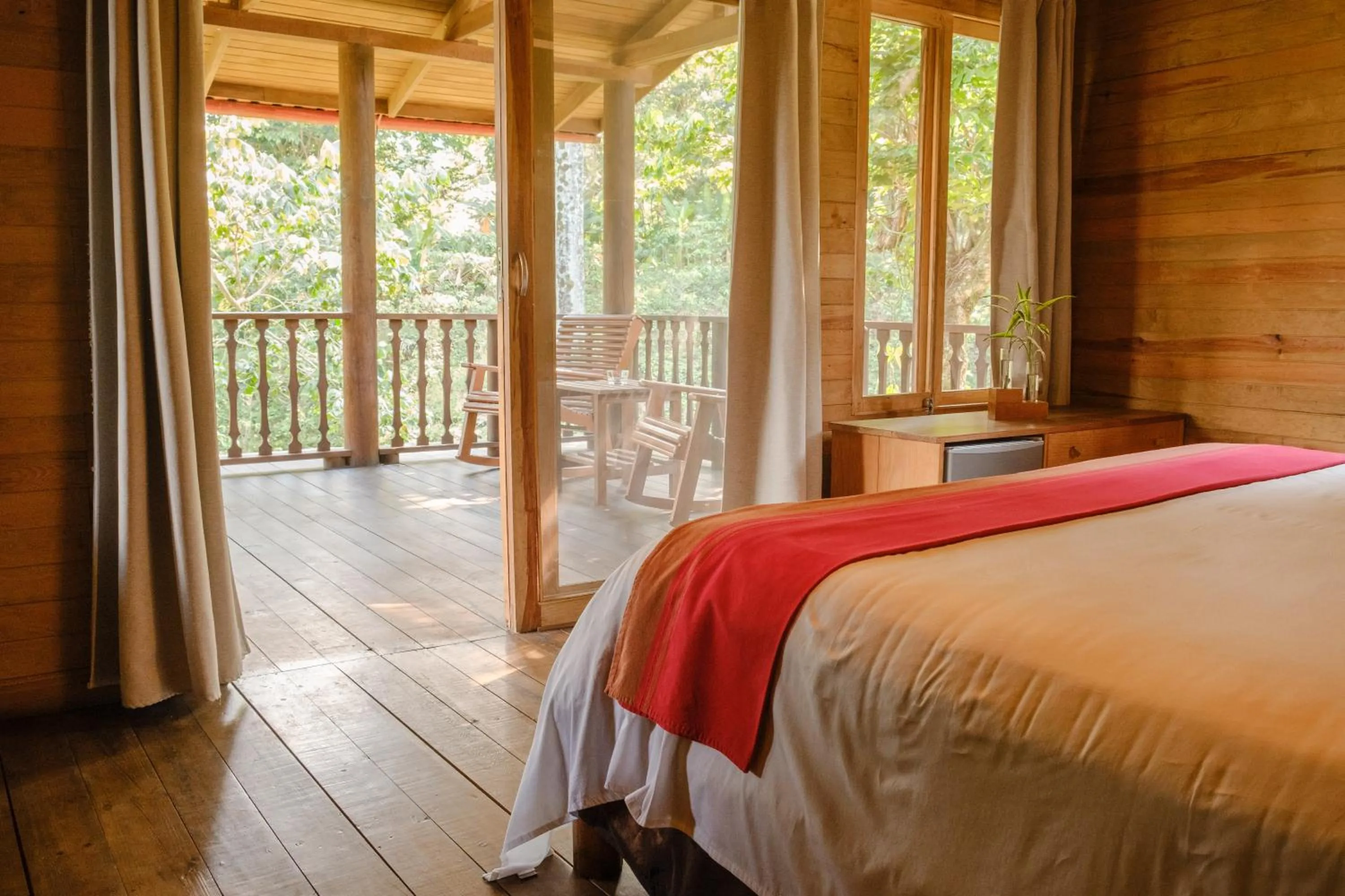 Bed in Argovia Ecolodge