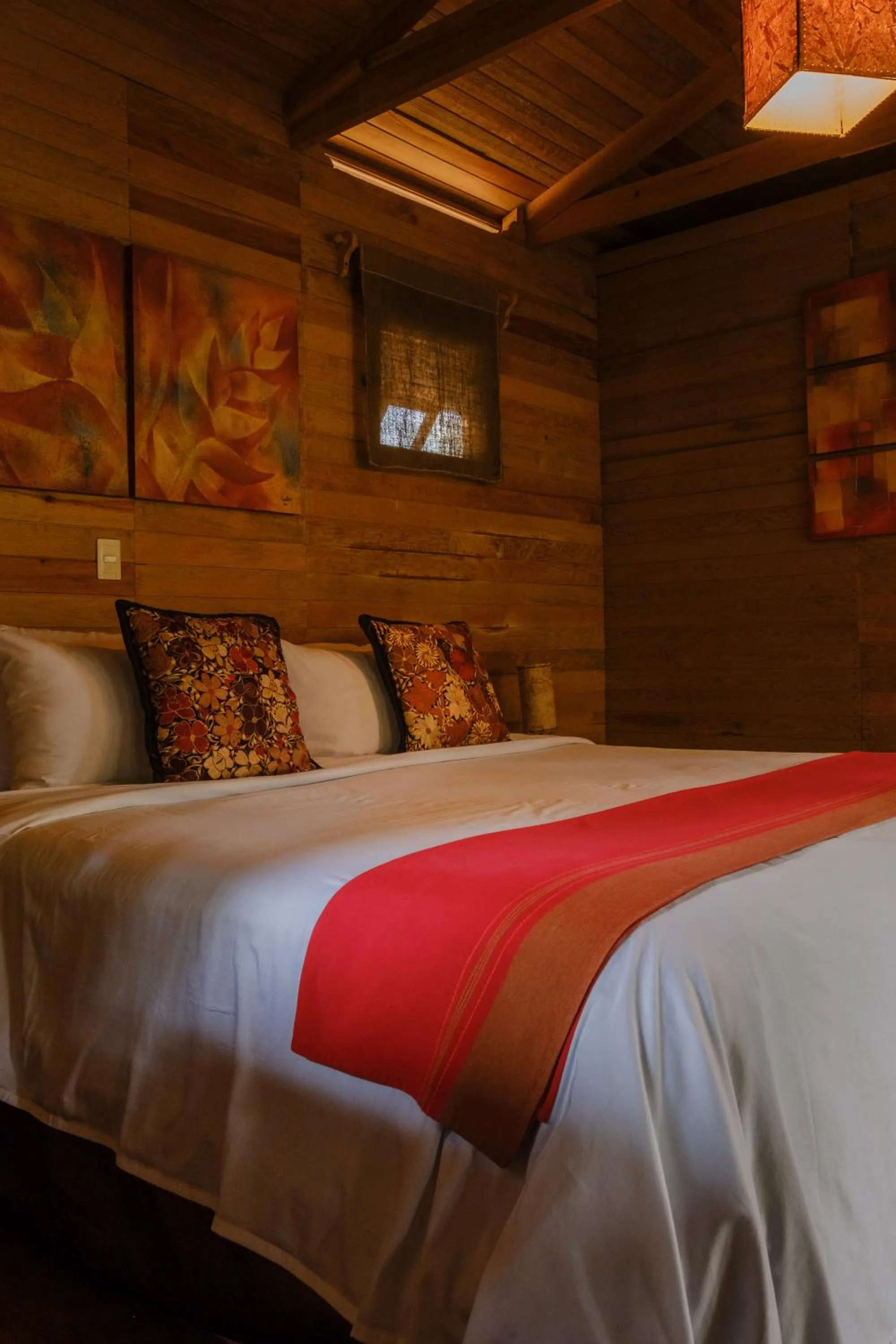 Bed in Argovia Ecolodge