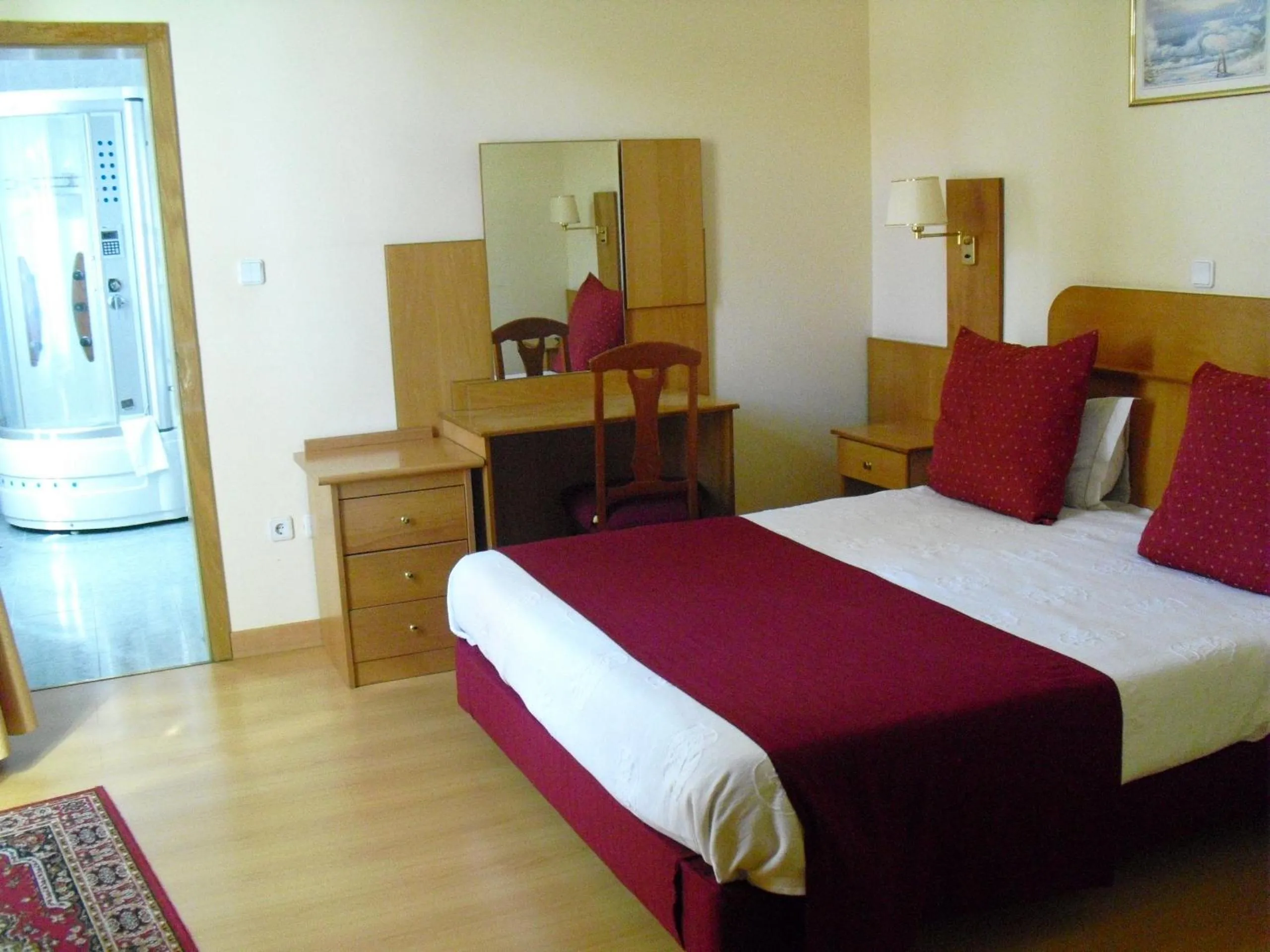 Bed in Hotel Solneve