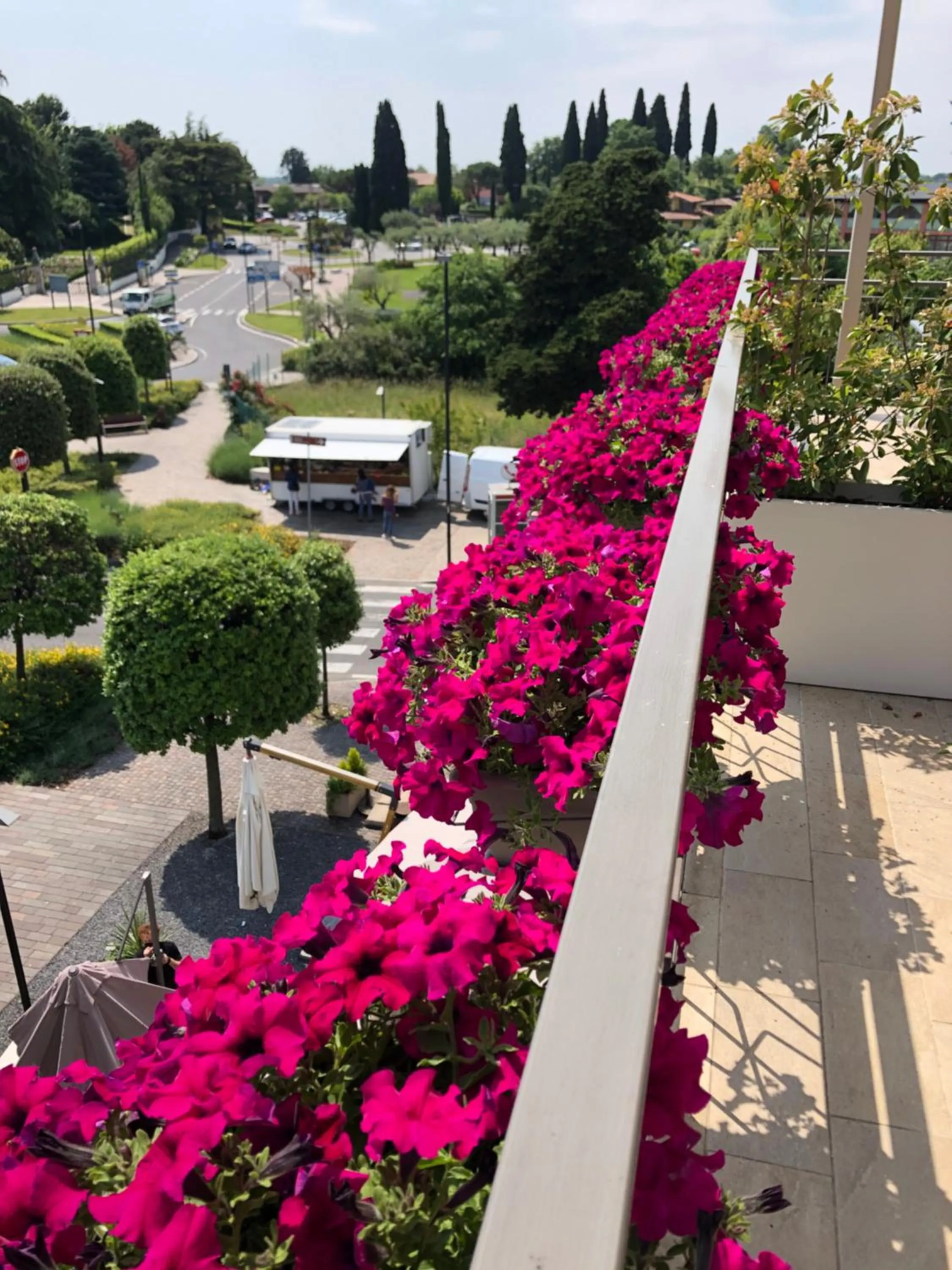 Balcony/Terrace in Apart-Hotel la Rocchetta