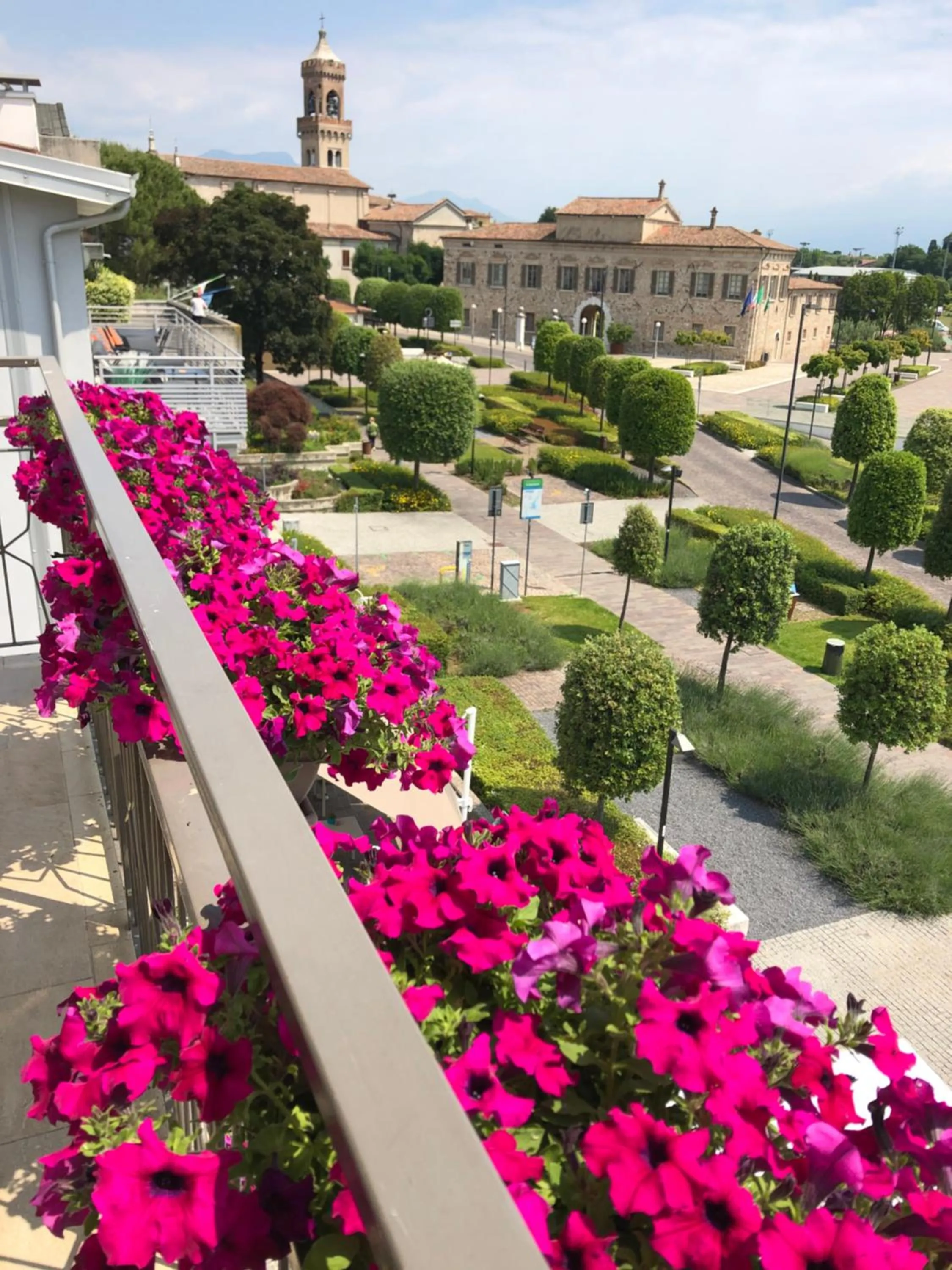 Balcony/Terrace in Apart-Hotel la Rocchetta