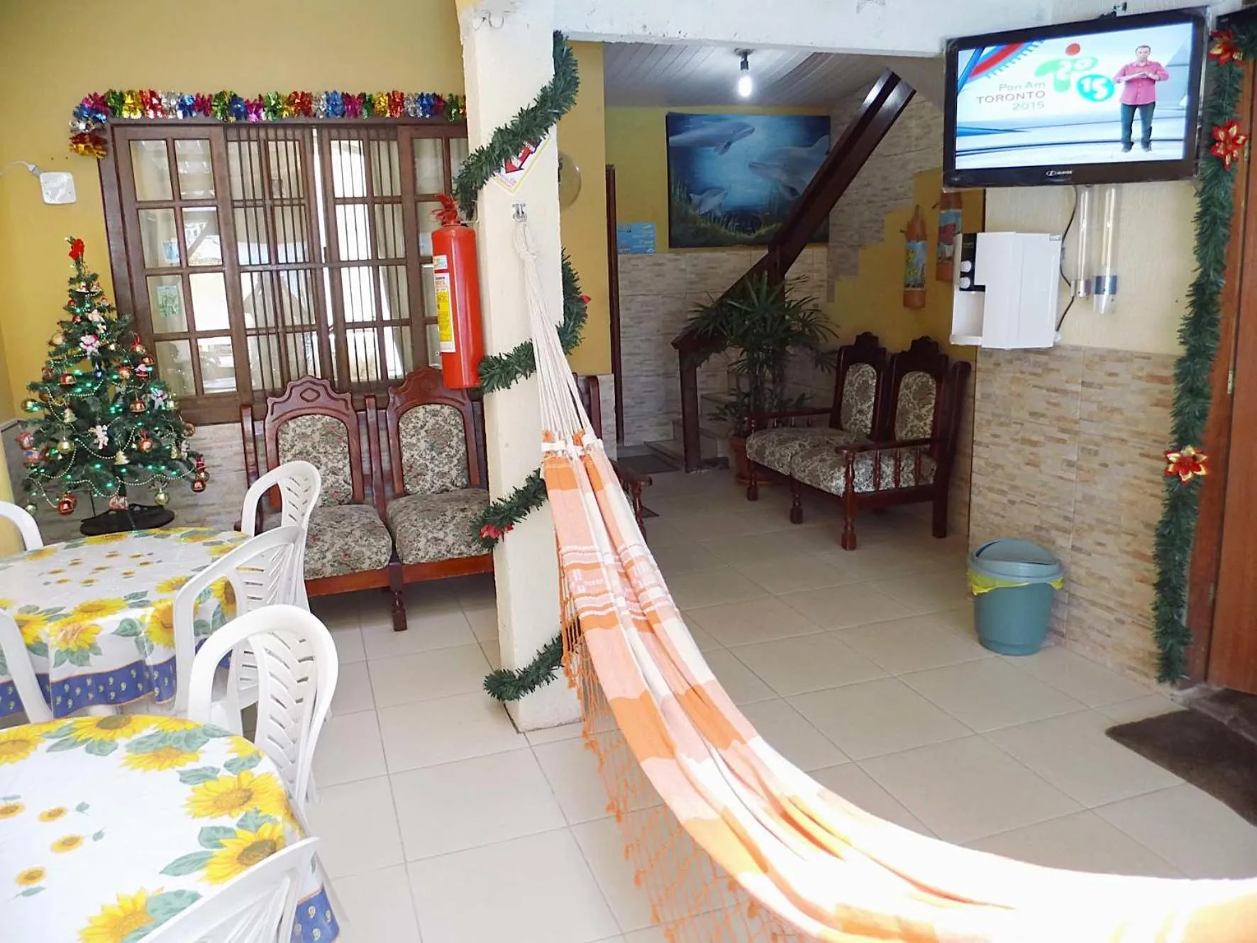 Lobby or reception in Casa e Praia Hospedaria