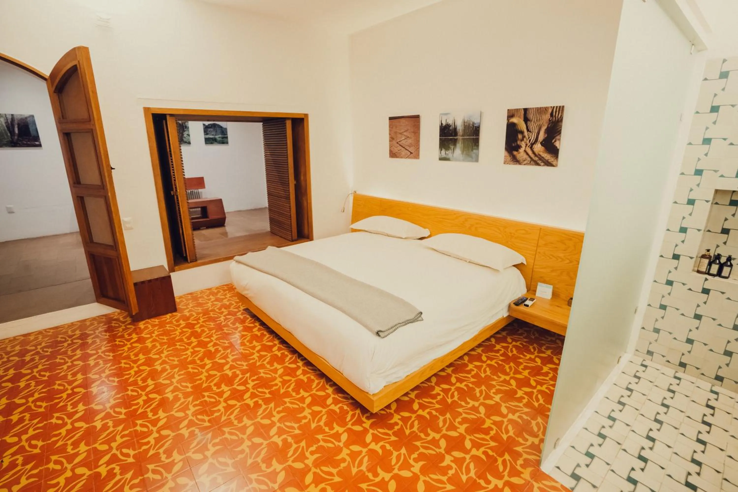 Bed in Hotel Azul de Oaxaca