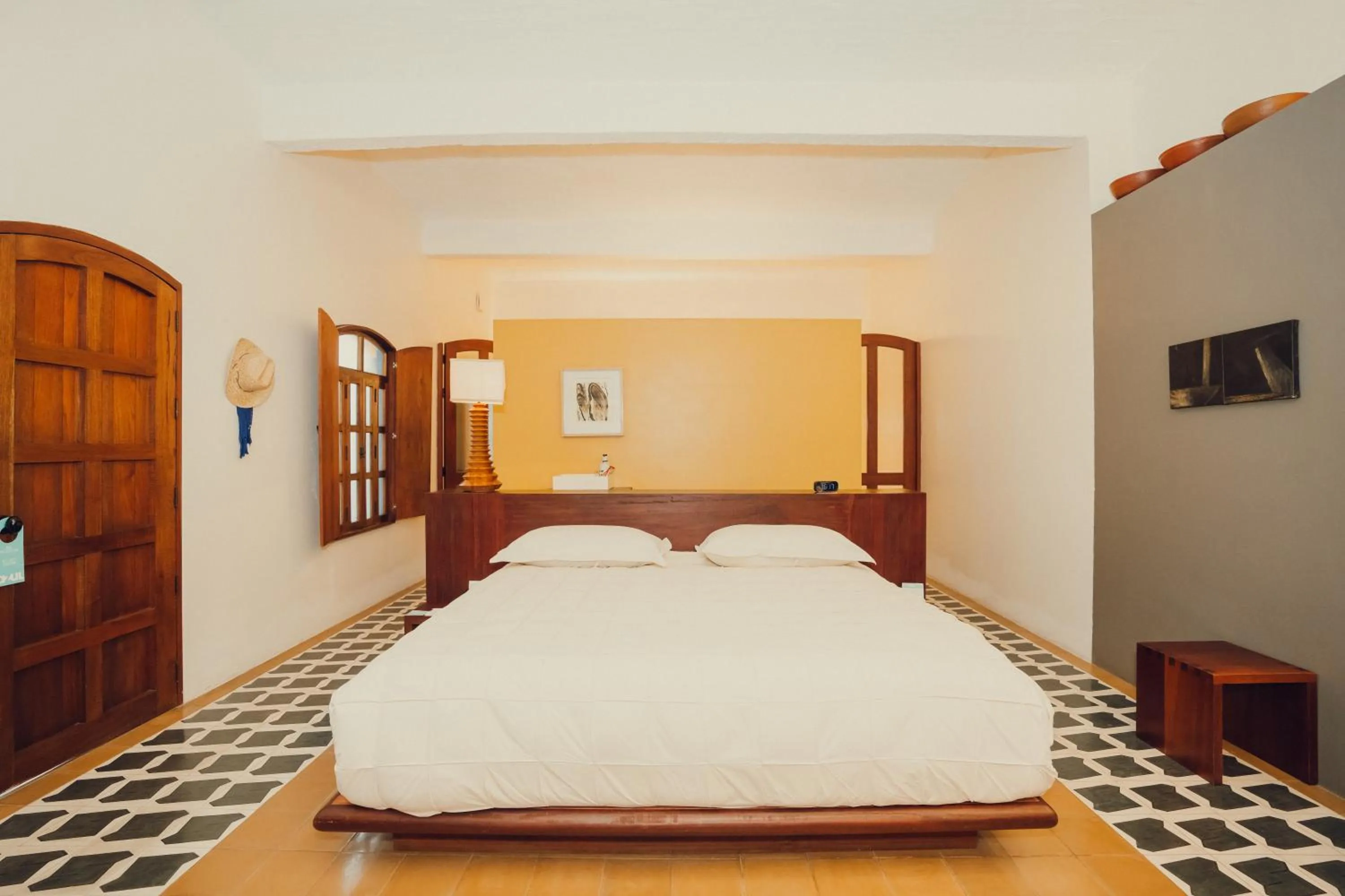 Bed in Hotel Azul de Oaxaca