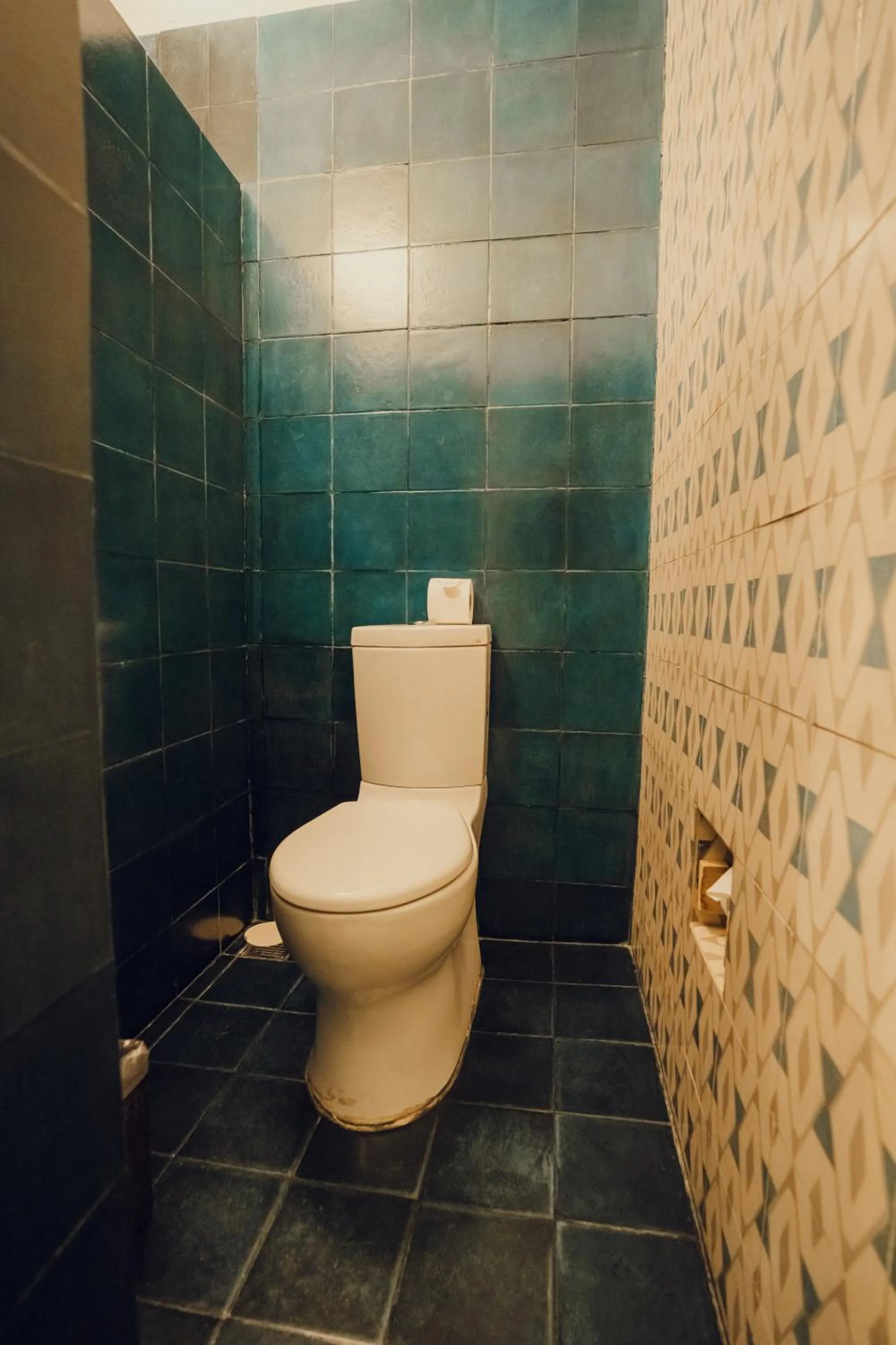 Toilet in Hotel Azul de Oaxaca