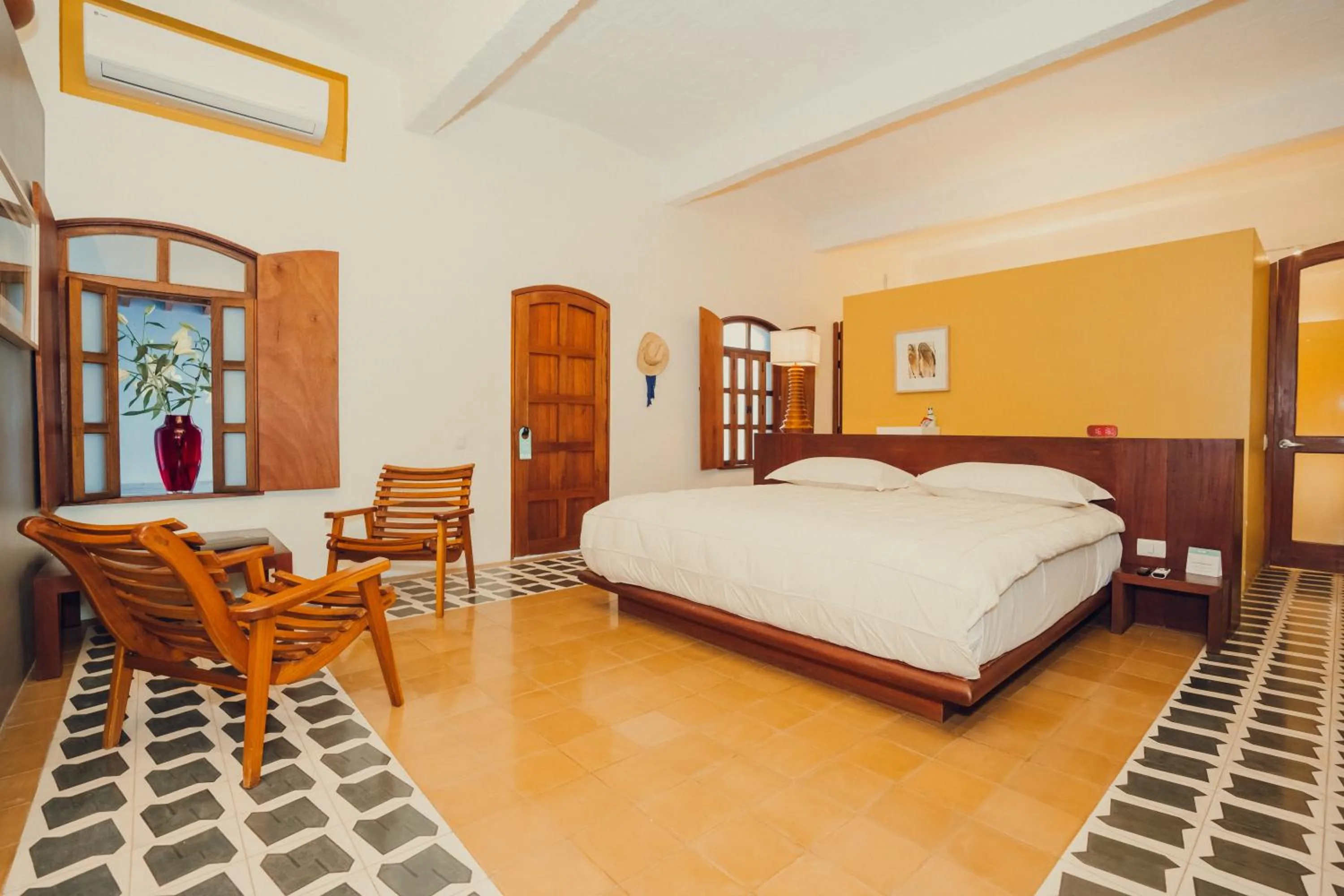 Bed in Hotel Azul de Oaxaca