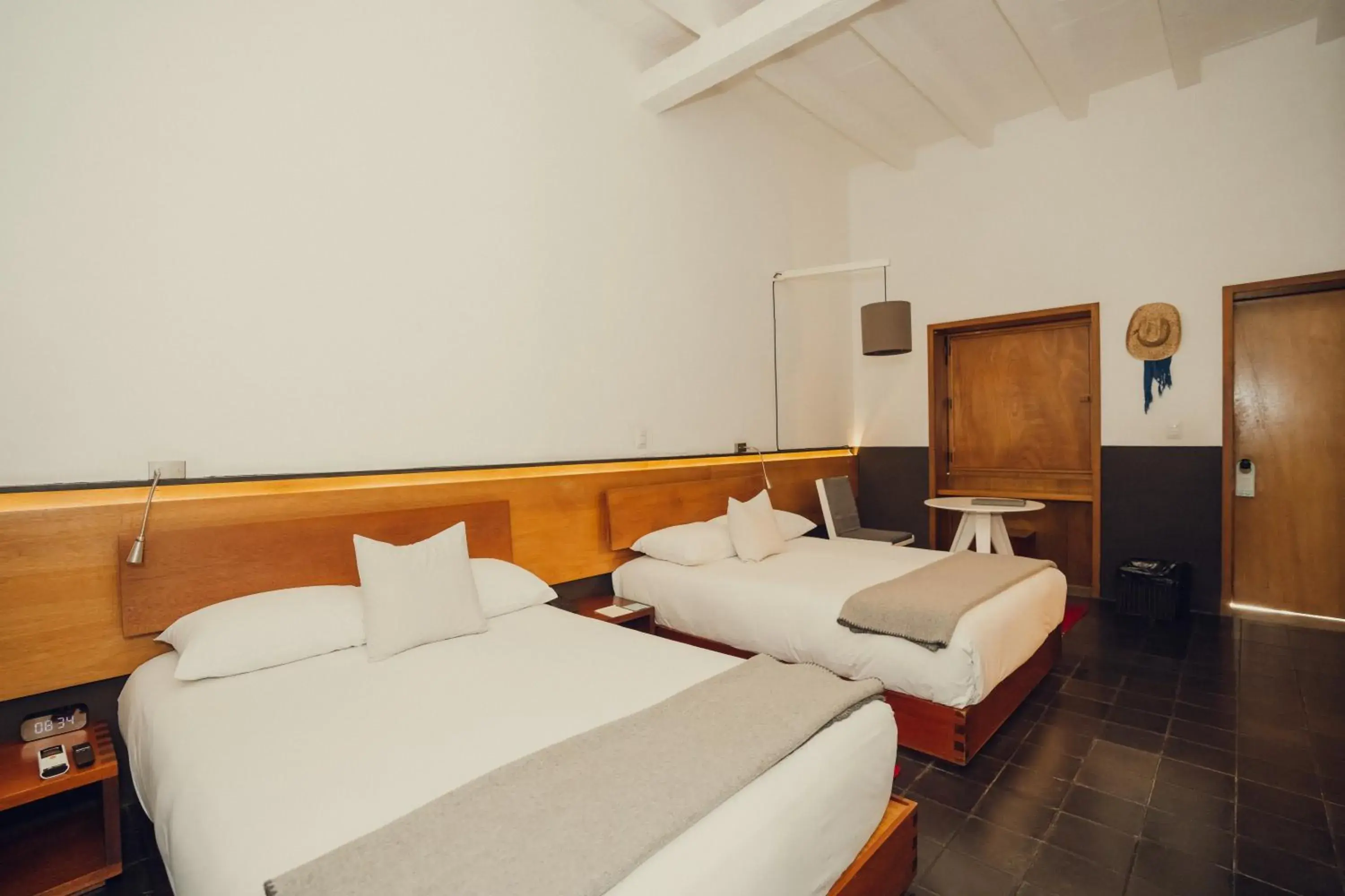 Bed in Hotel Azul de Oaxaca Bed in Hotel Azul de Oaxaca