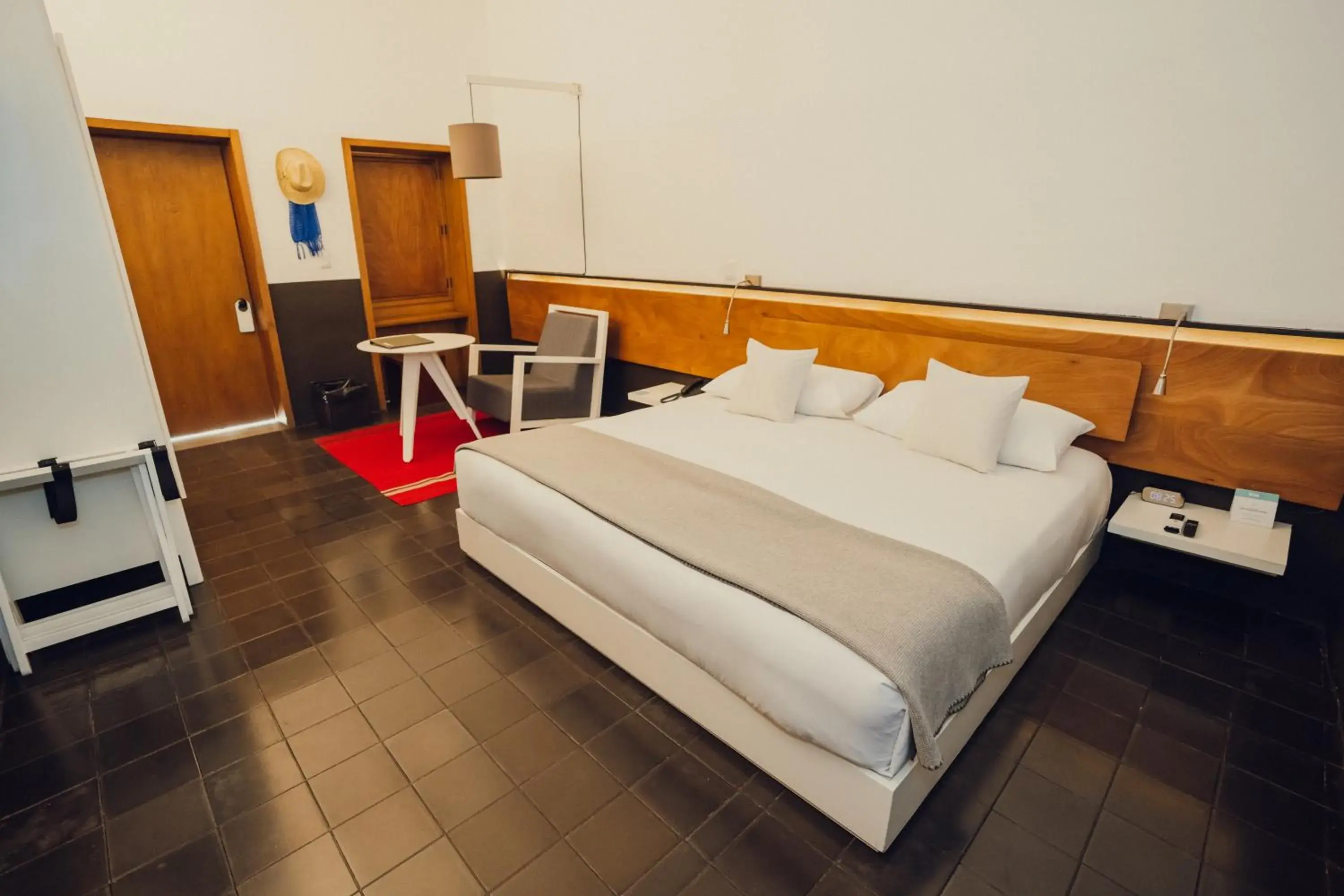 Bed in Hotel Azul de Oaxaca Bed in Hotel Azul de Oaxaca