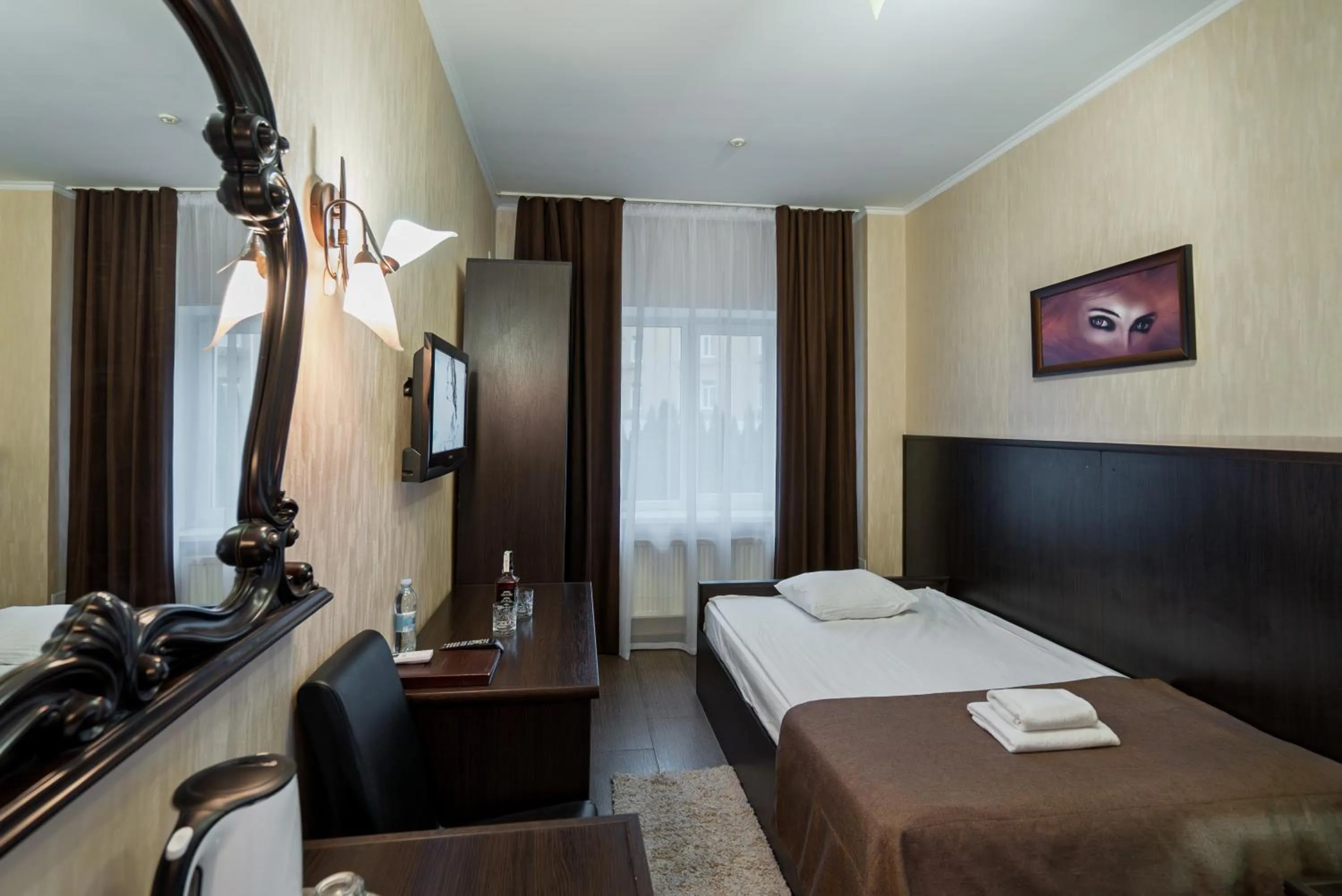 View (from property/room), Bed in Hotel Verhovina