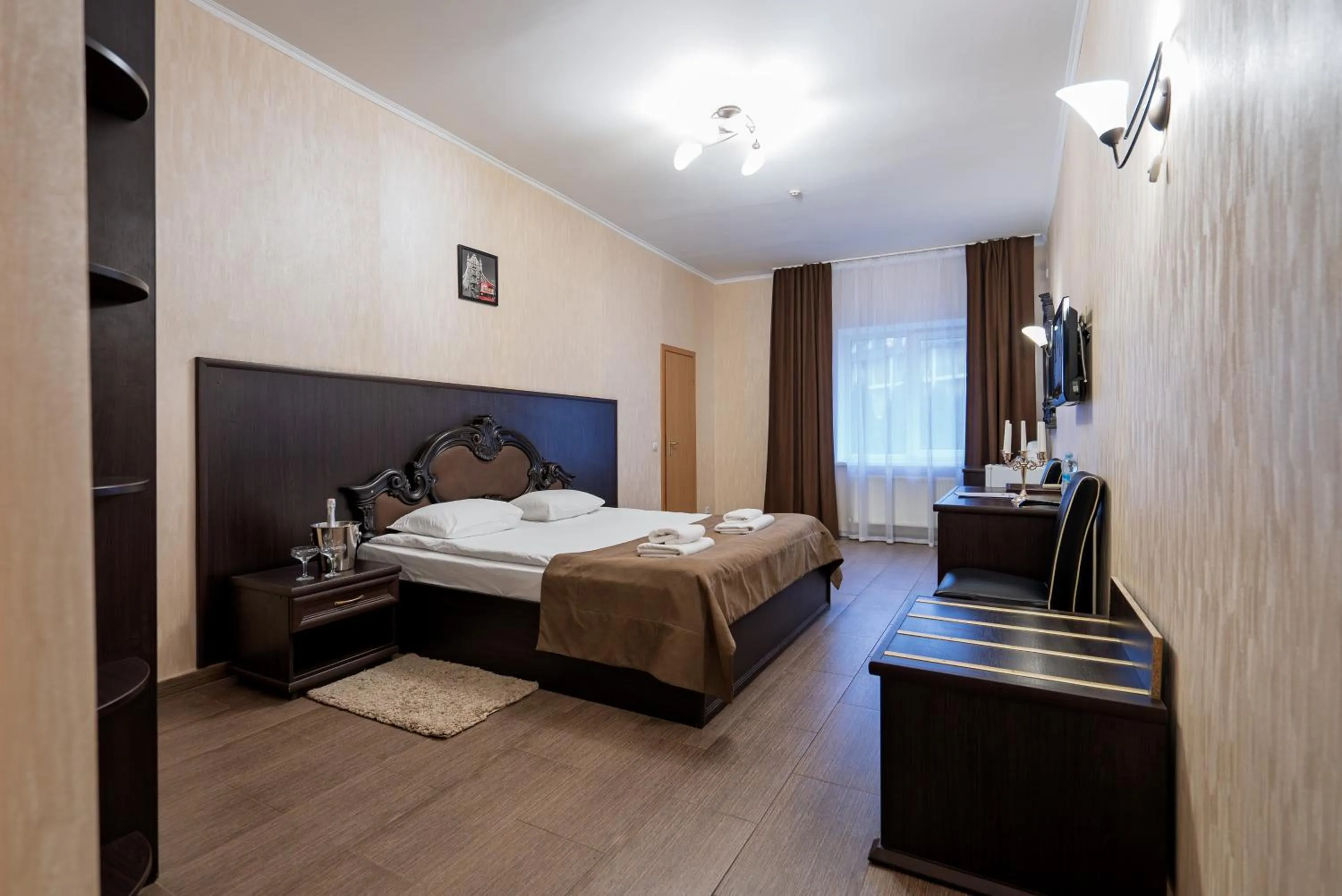 View (from property/room), Bed in Hotel Verhovina