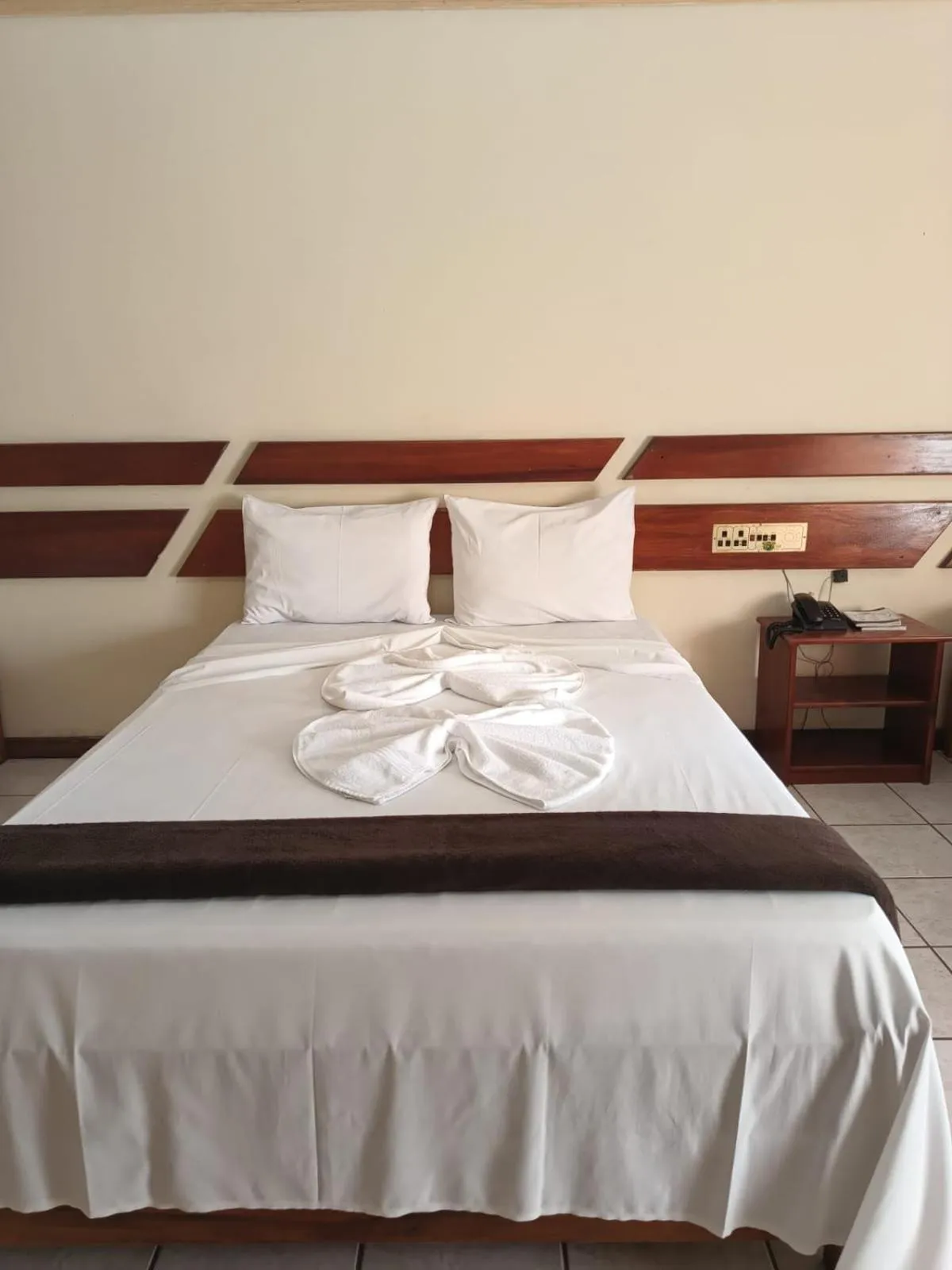 Bed in Coroa Bella Praia Hotel