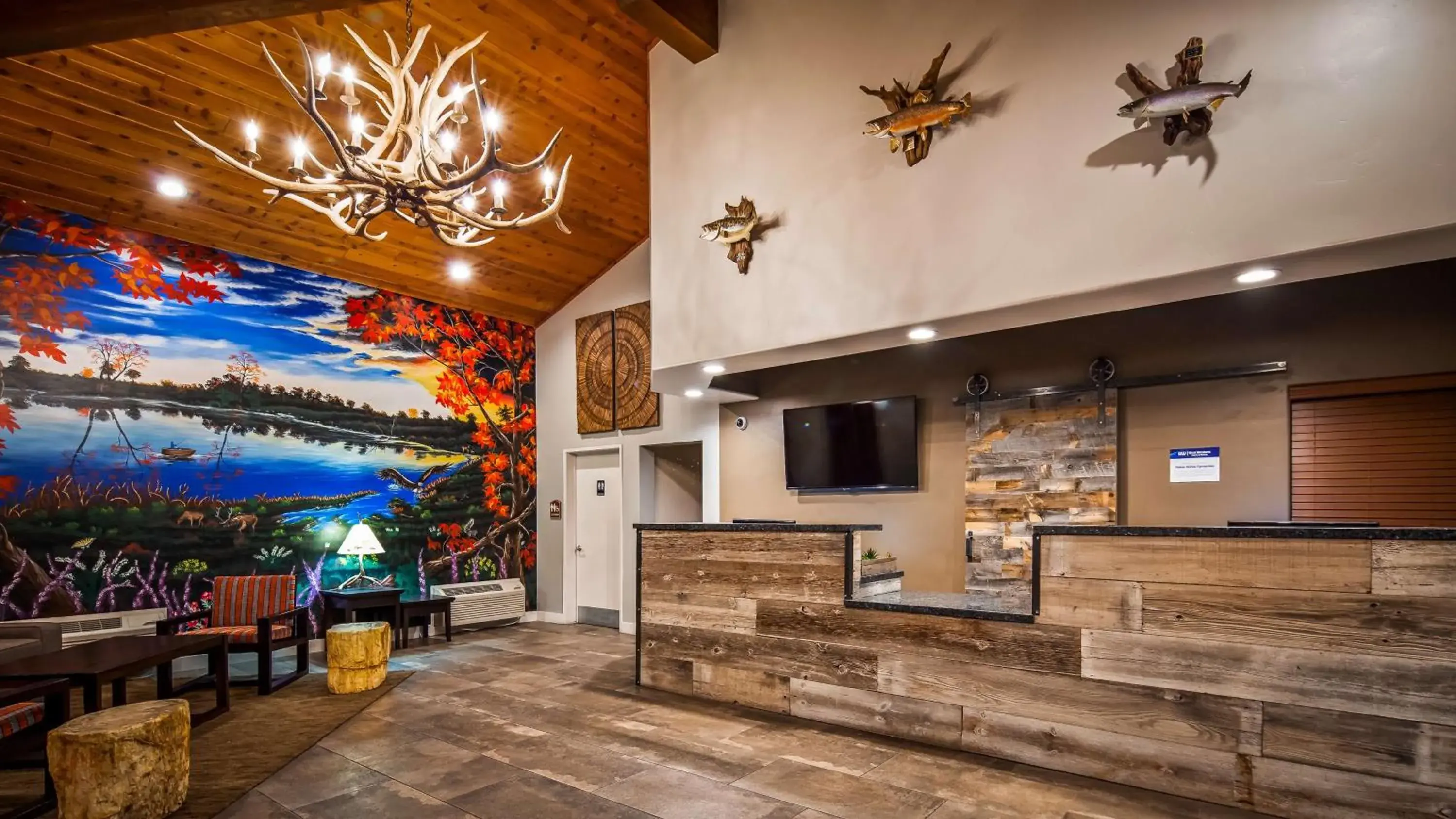 Lobby or reception in Best Western Bishop Lodge Lobby or reception in Best Western Bishop Lodge