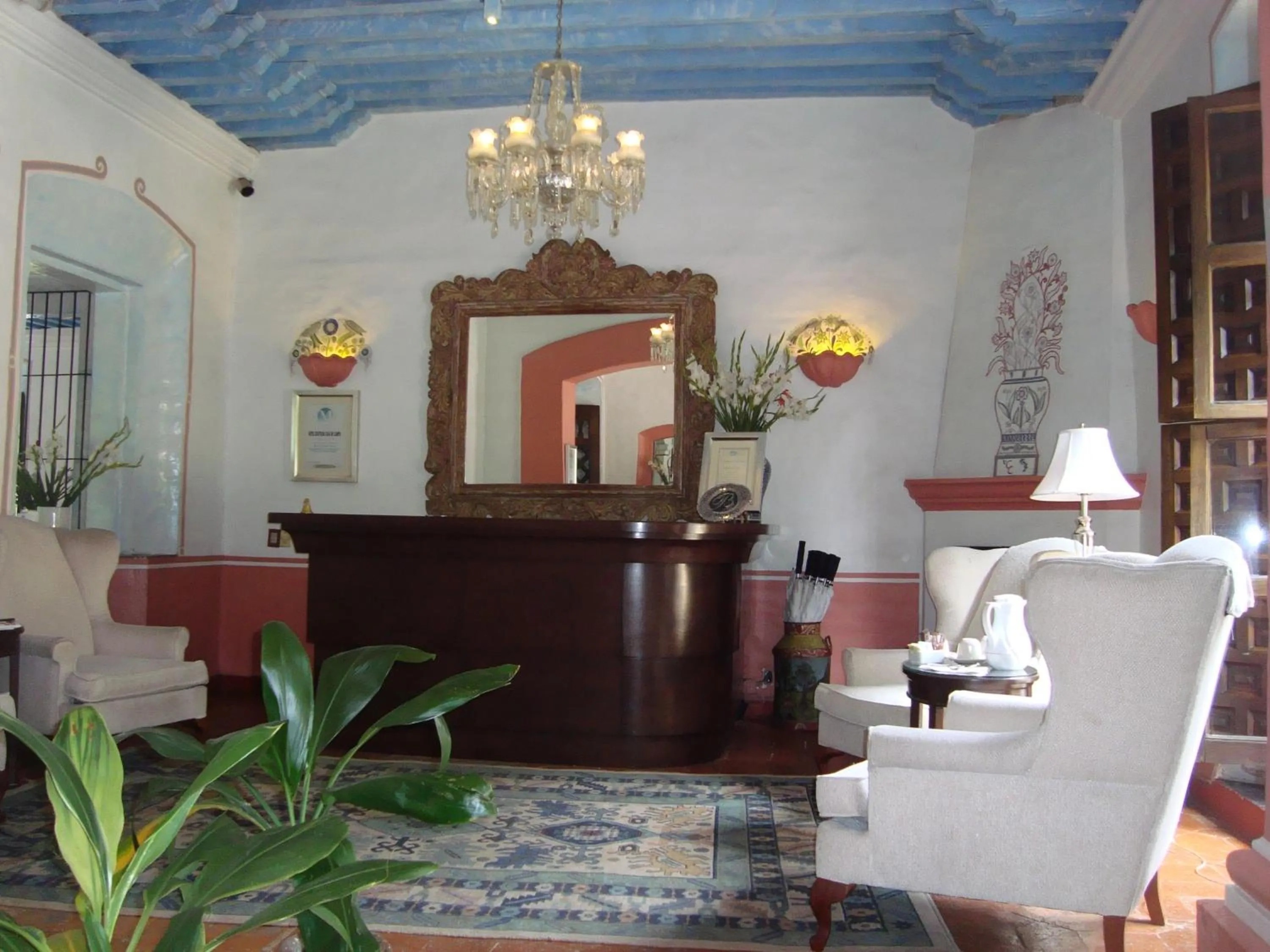 Lobby or reception in Hotel Boutique Casa de Campo