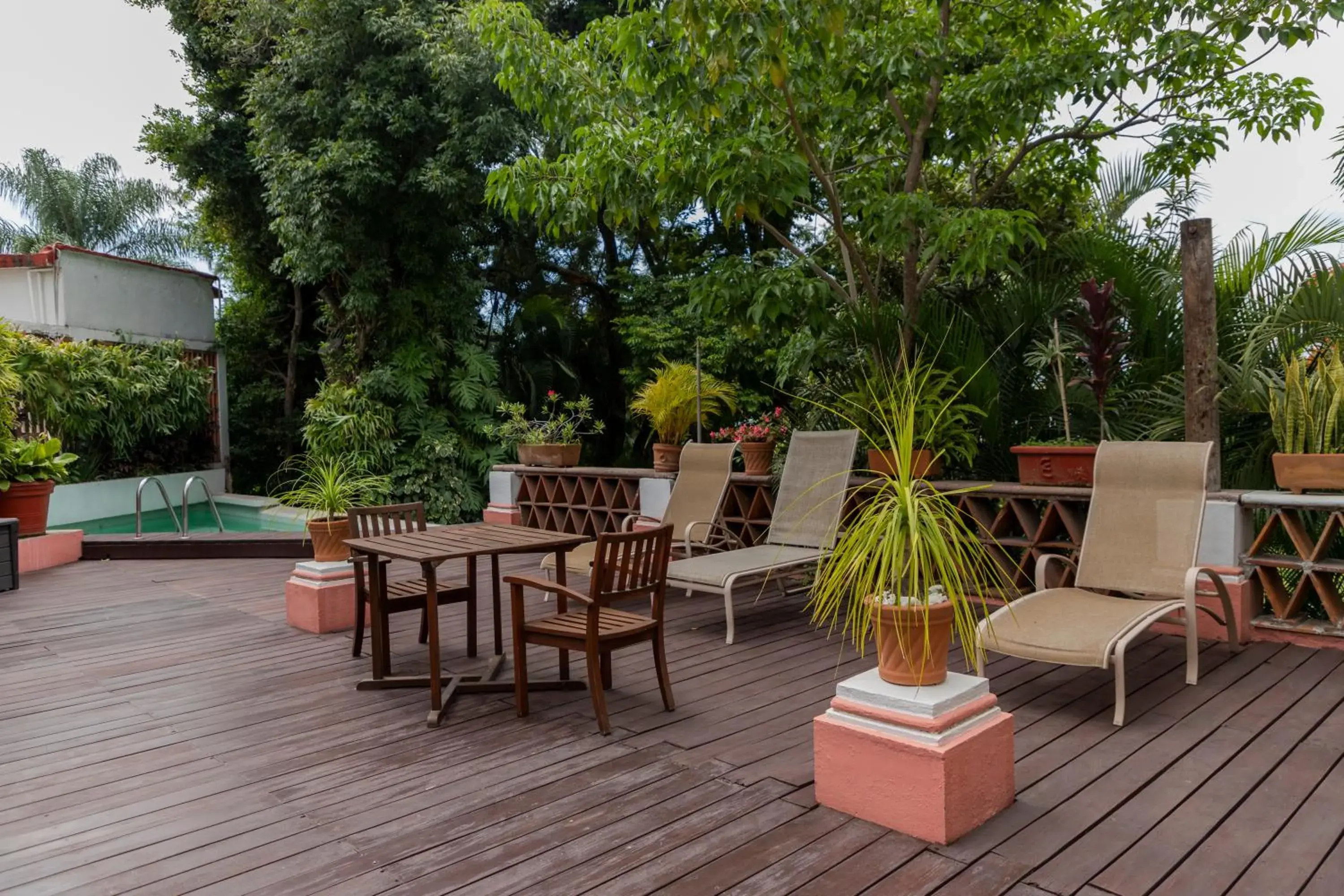 Pool view in Hotel Boutique Casa de Campo Pool view in Hotel Boutique Casa de Campo