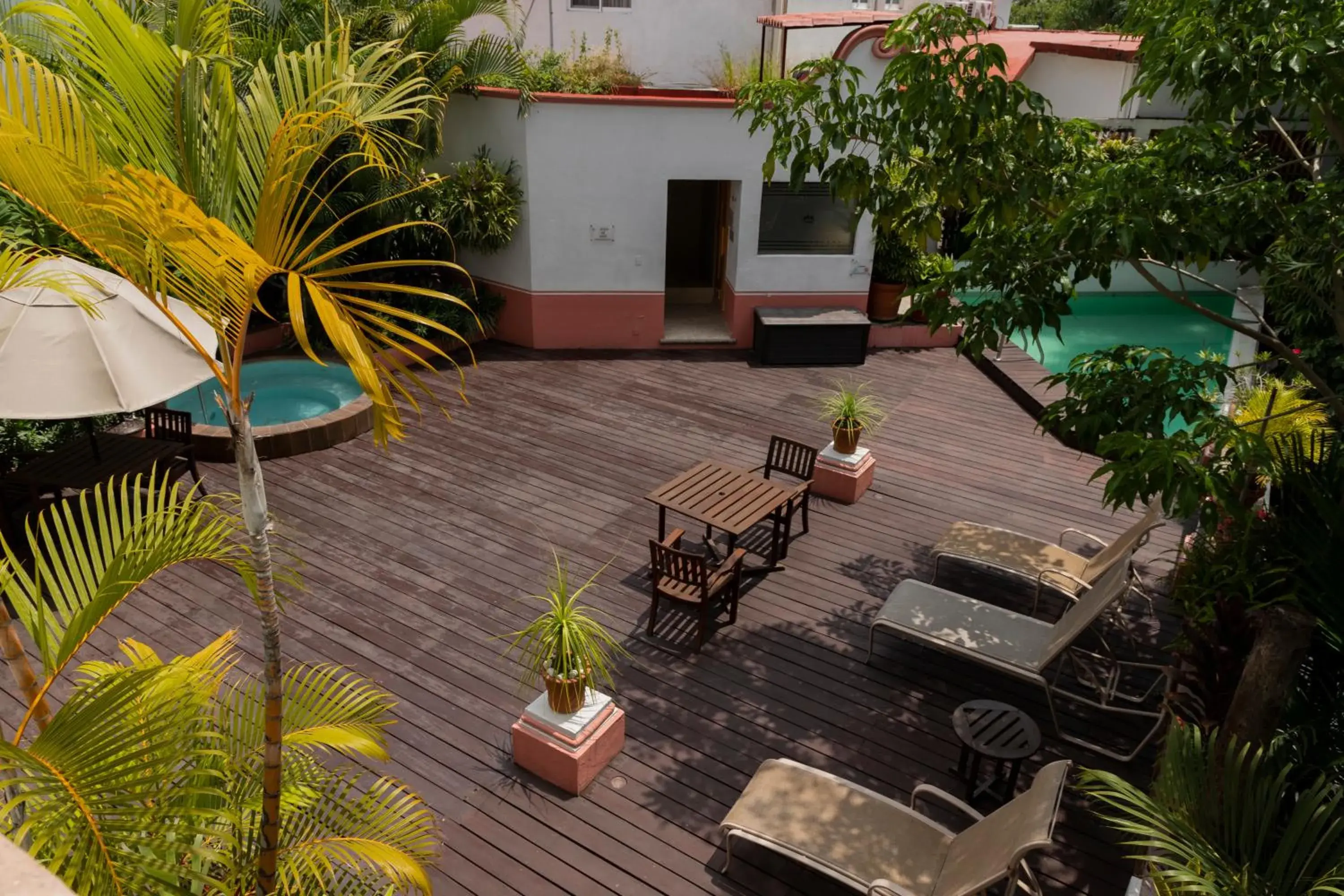 Pool view in Hotel Boutique Casa de Campo Pool view in Hotel Boutique Casa de Campo