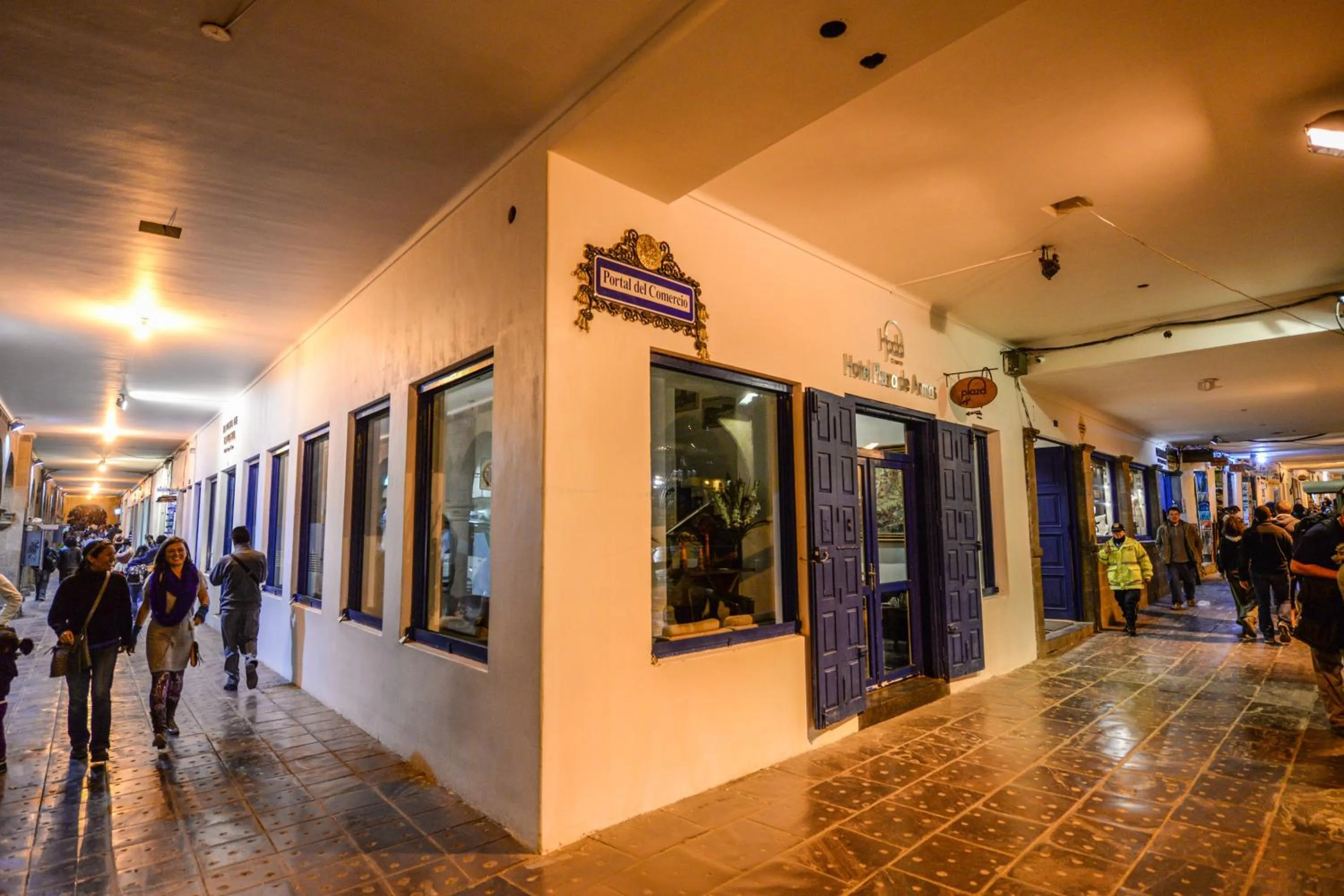 group of guests in Hotel Plaza de Armas Cusco