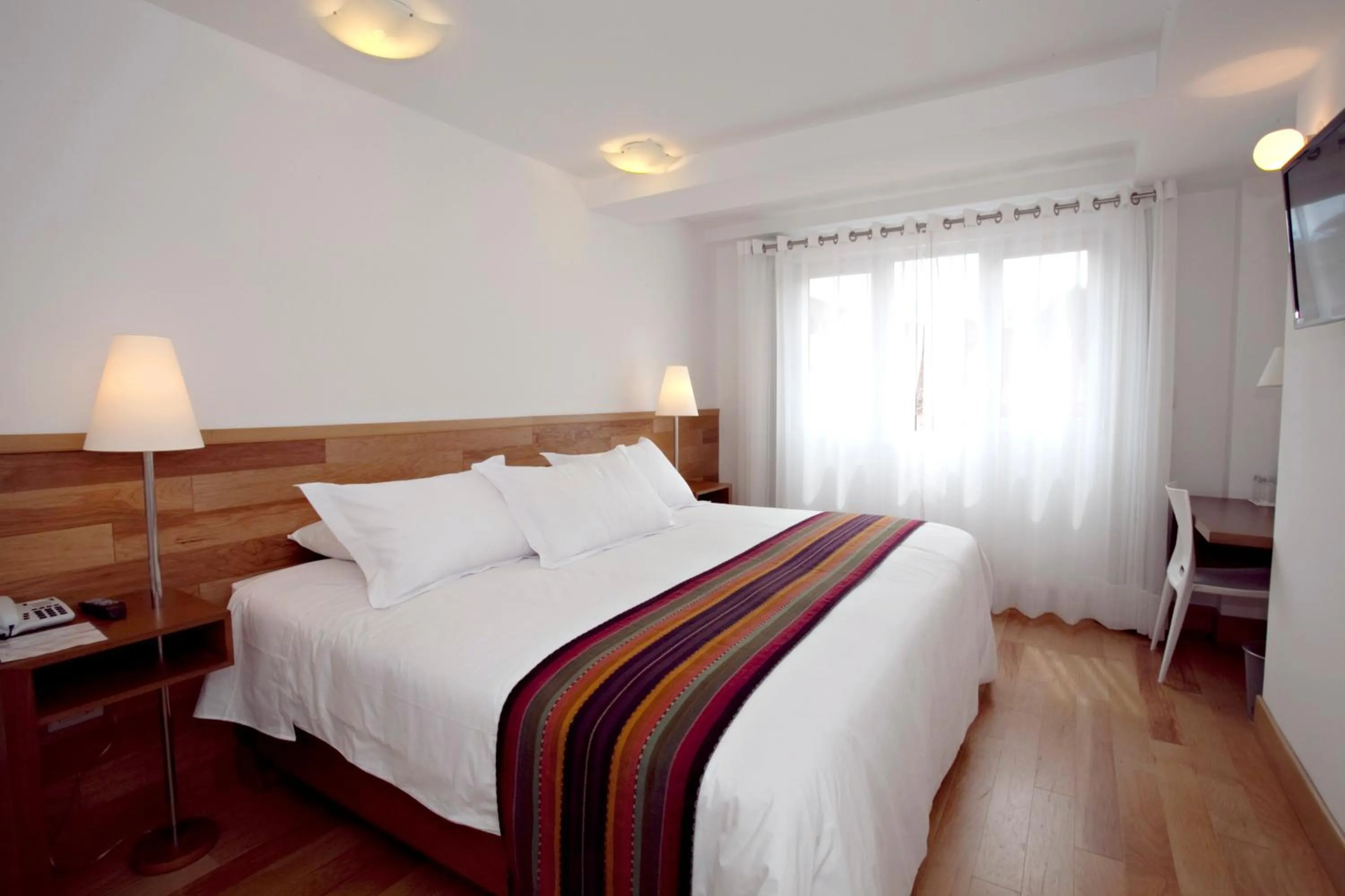 Bed in Hotel Plaza de Armas Cusco