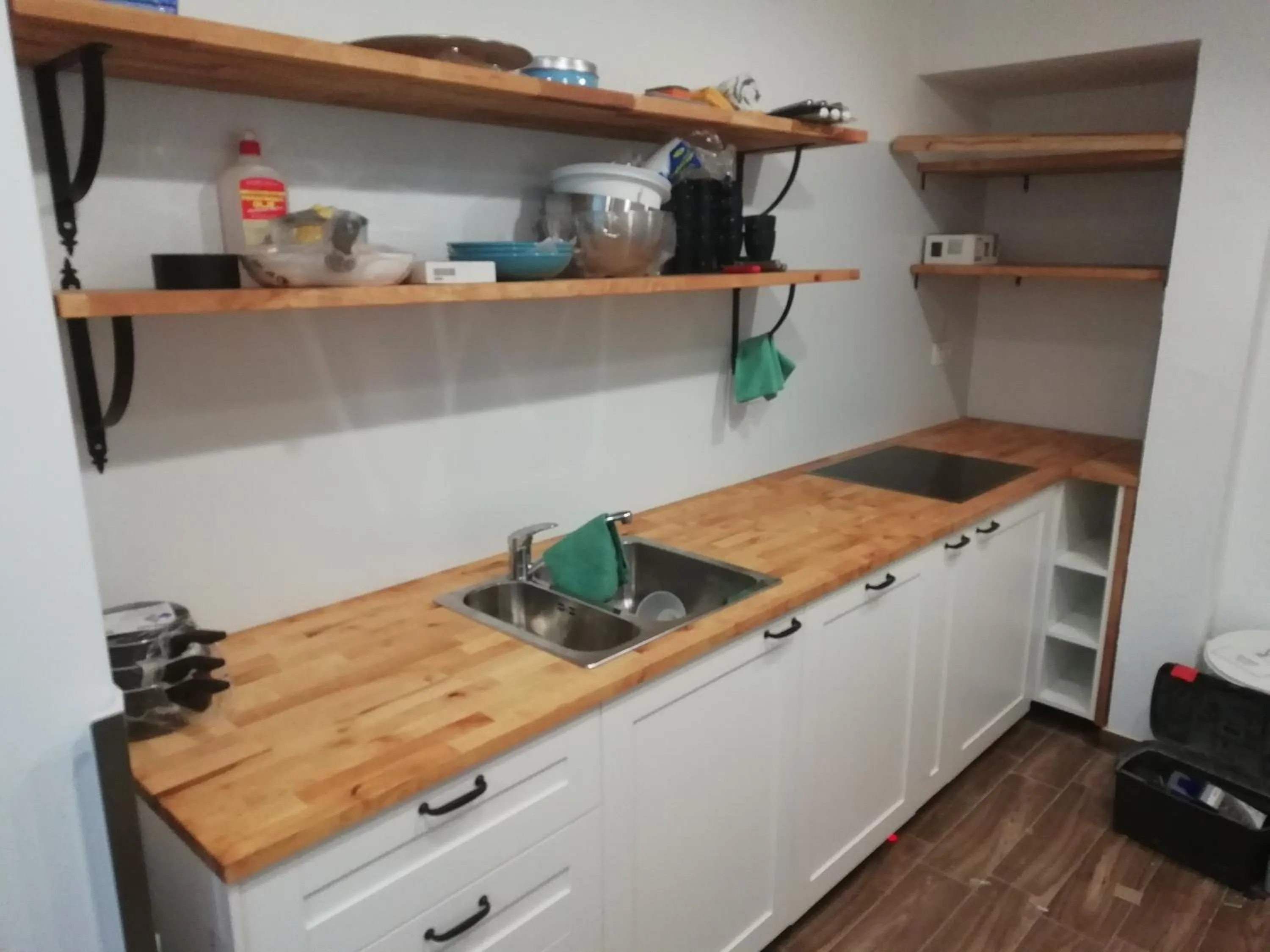 Kitchen or kitchenette in Sobe Argo Izola