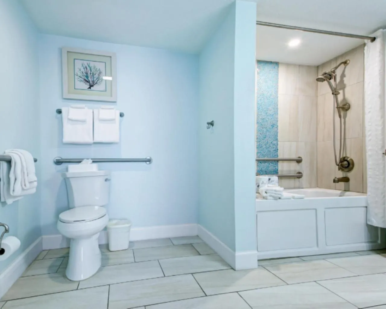 Bathroom in Grand Seas by Exploria Resorts