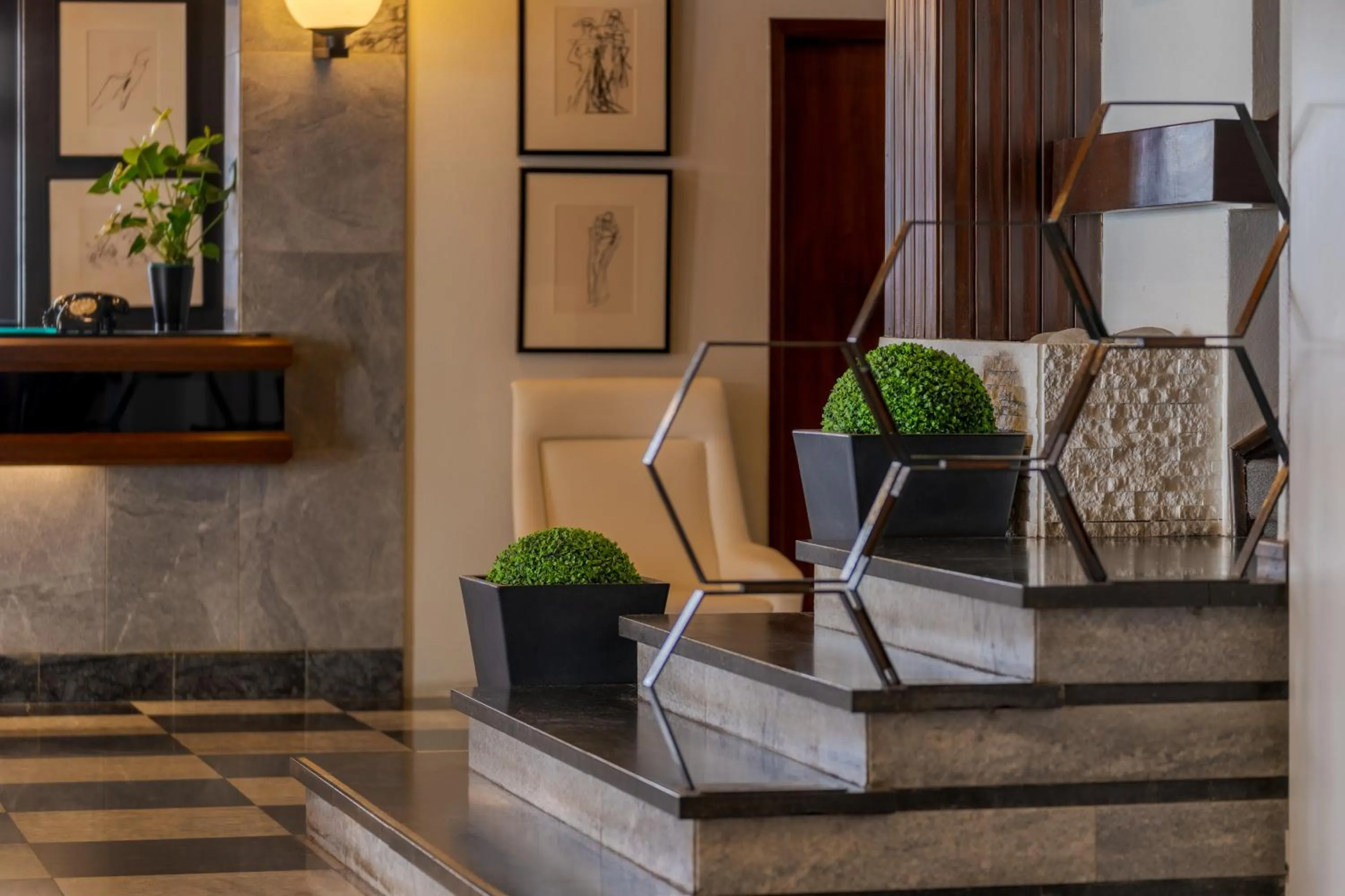 Lobby or reception in Hotel do Carmo