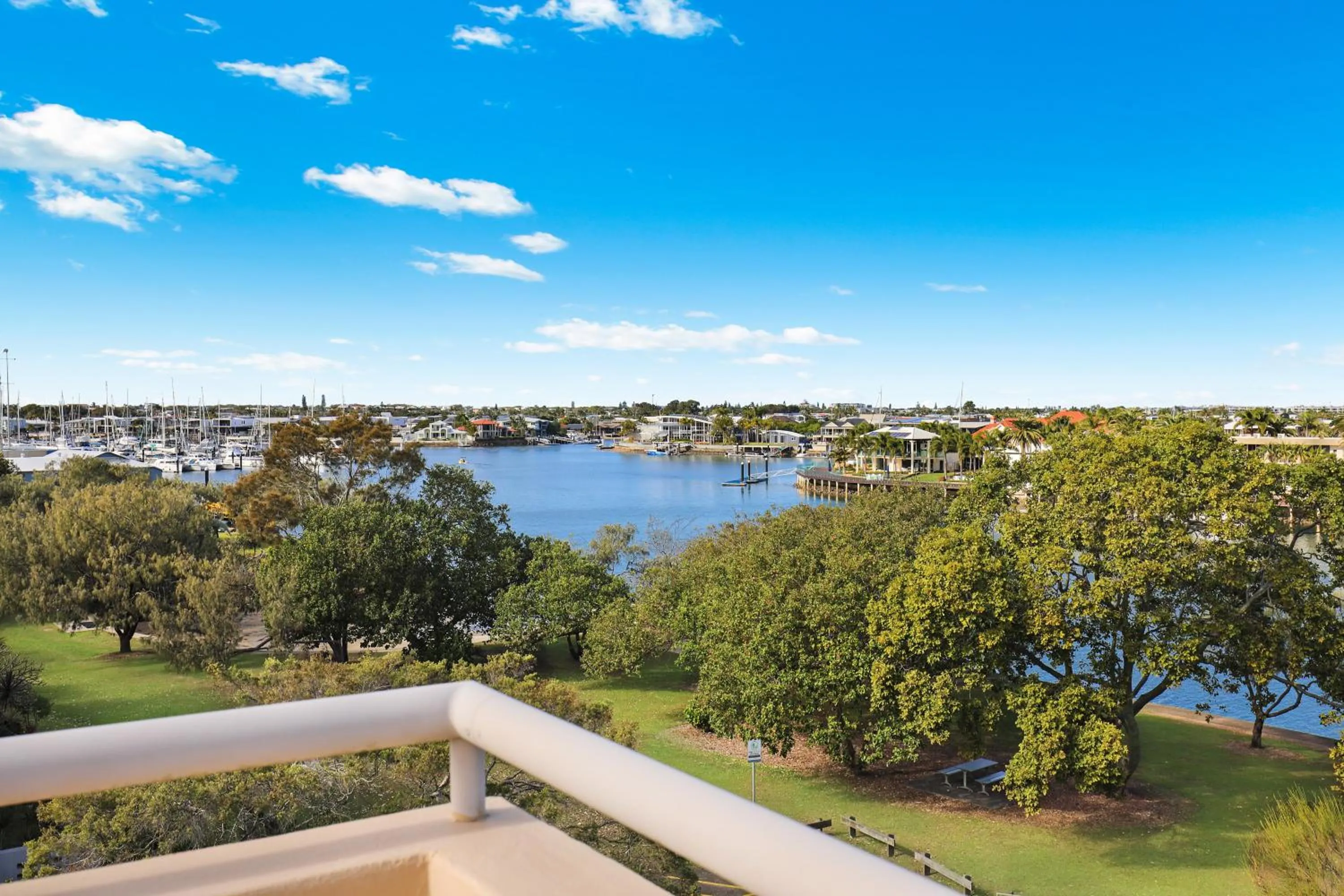 River view in Spinnaker Quays