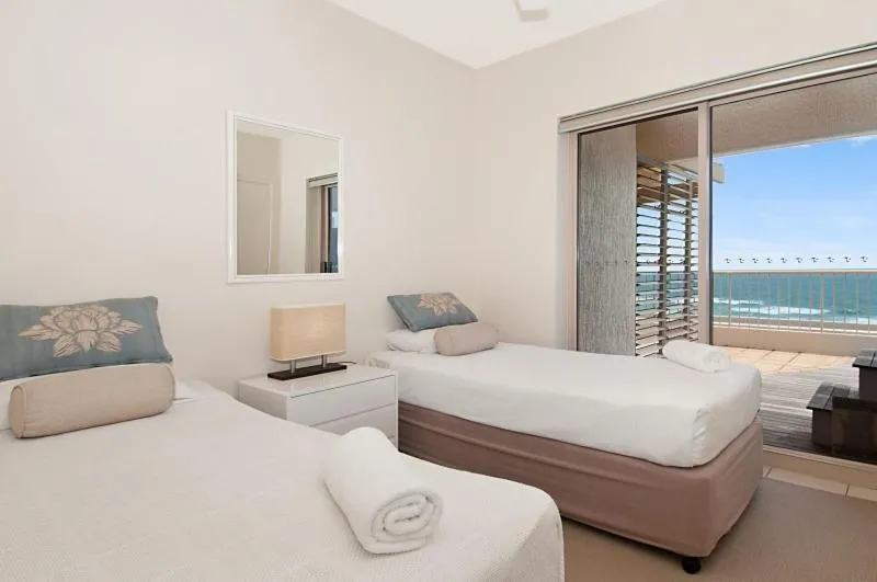 Bed in Costa Nova Holiday Apartments