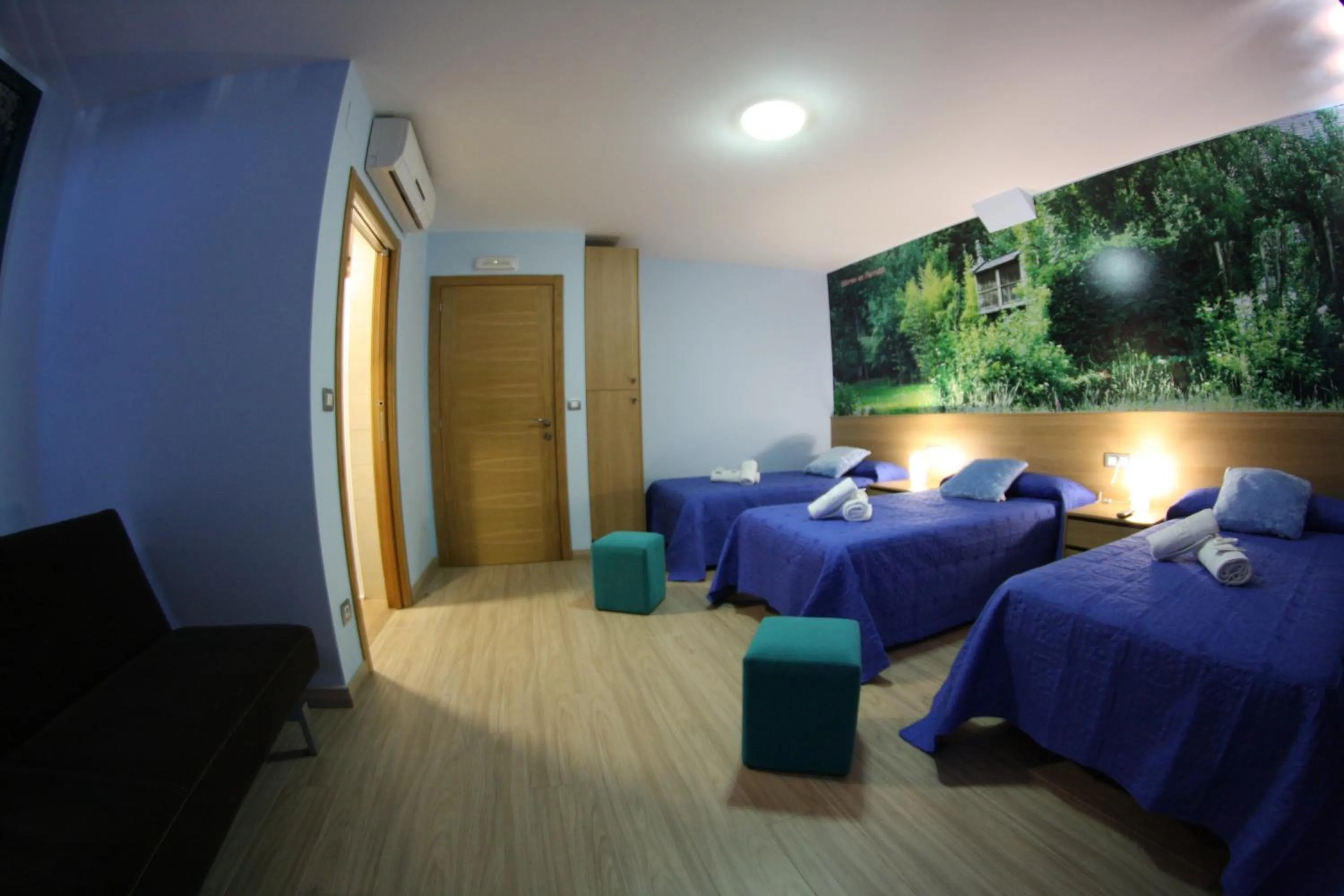 Bed in Pension Pardellas