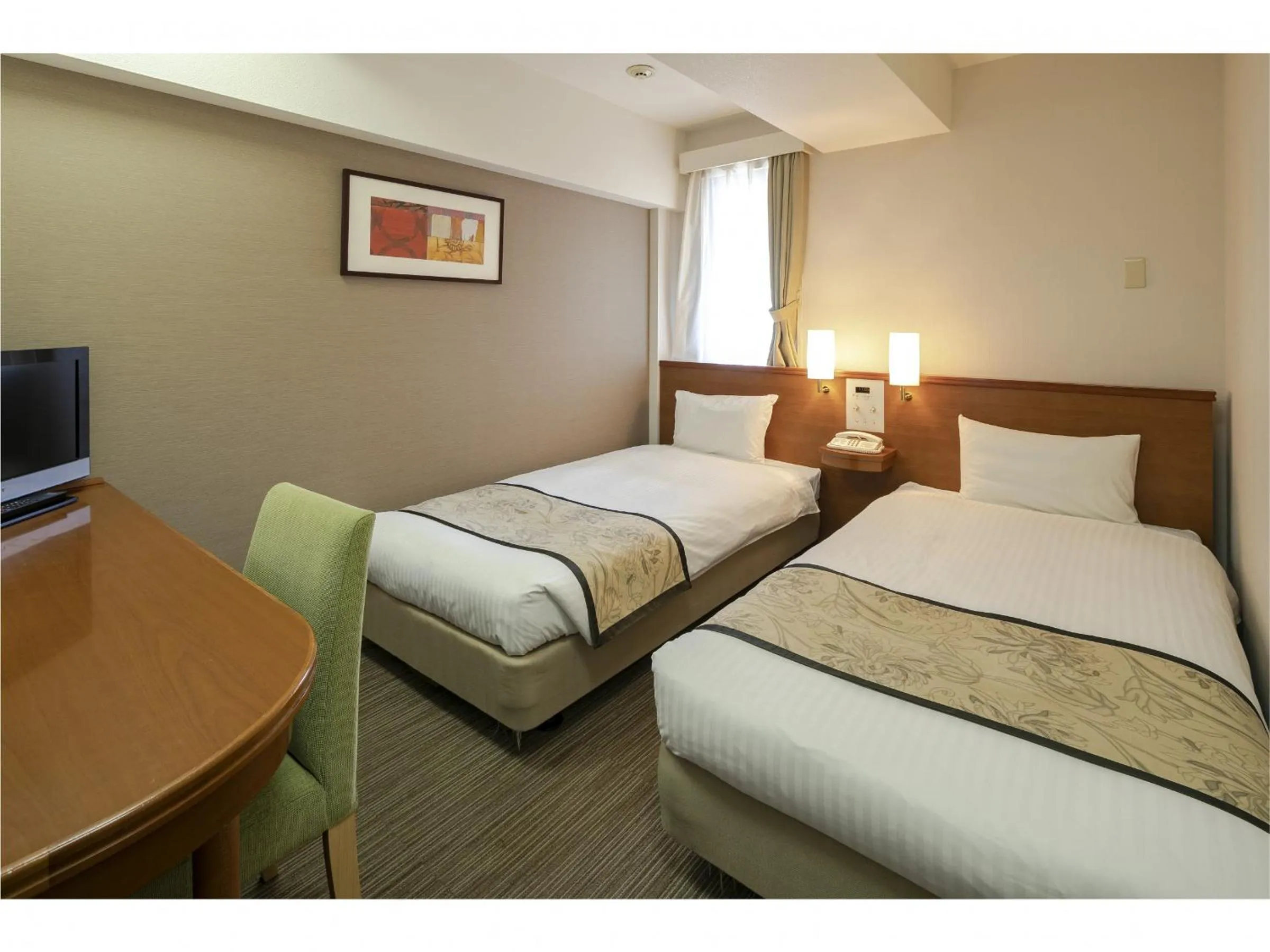 Bed in Hotel Hokke Club Kumamoto