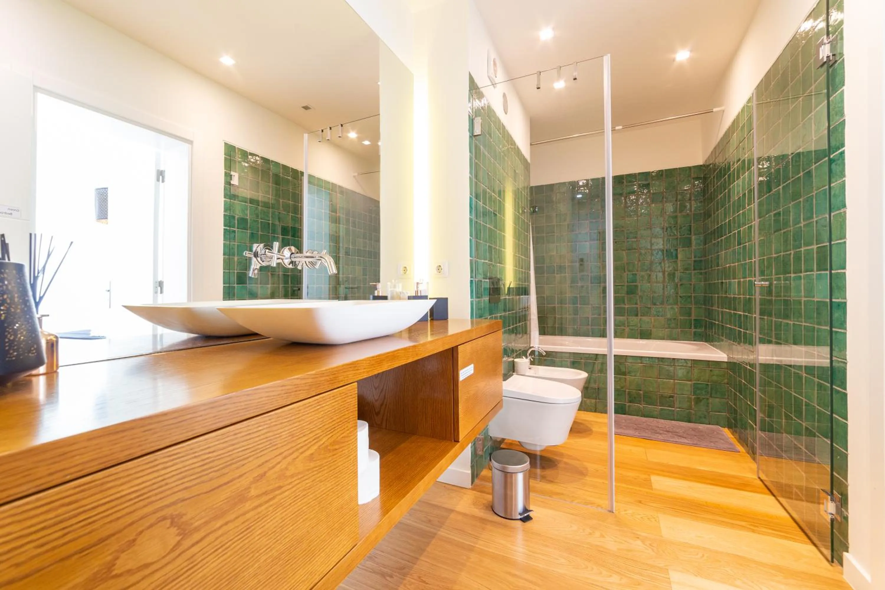 Bathroom in Industrial Lisbon Apartment