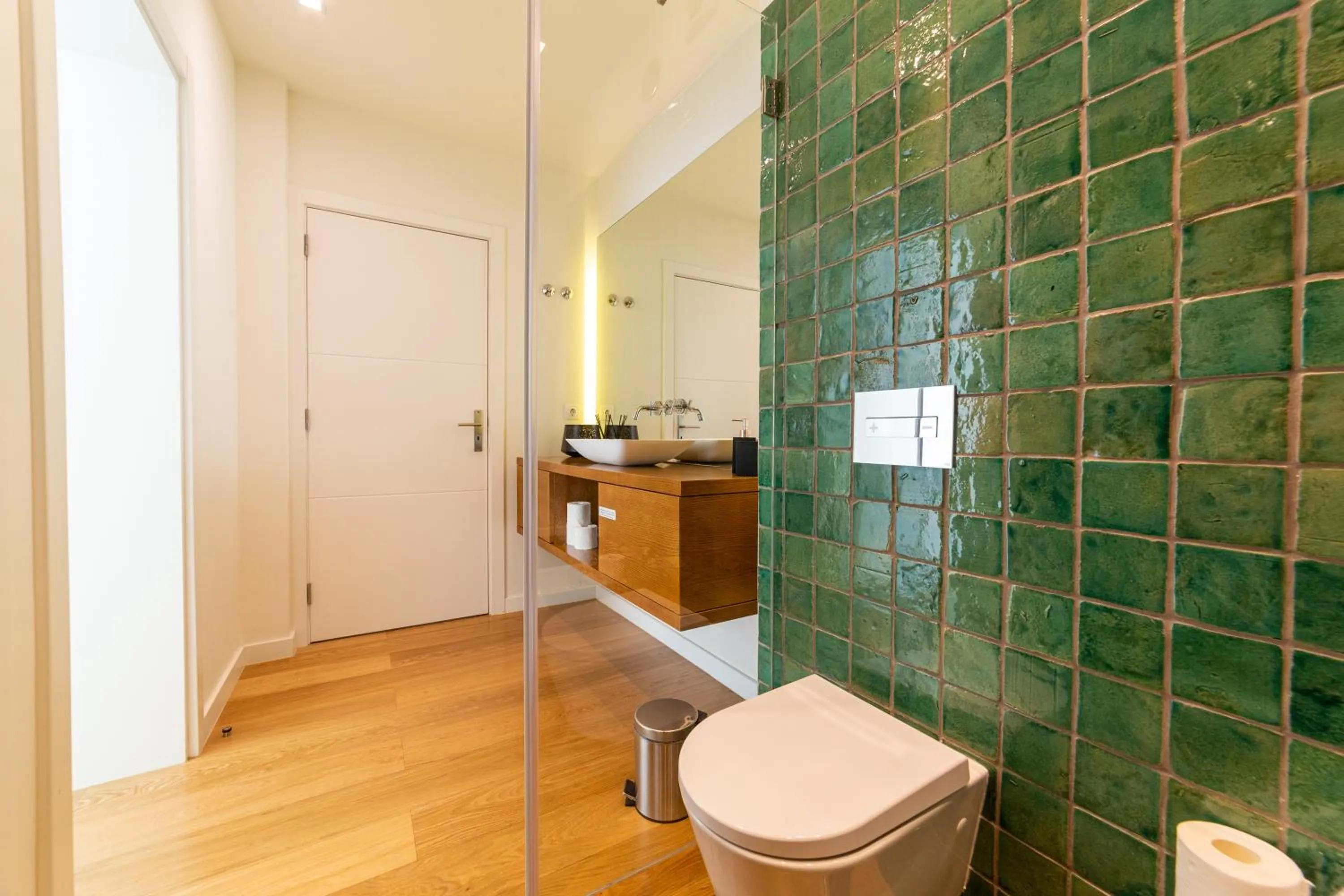 Bathroom in Industrial Lisbon Apartment