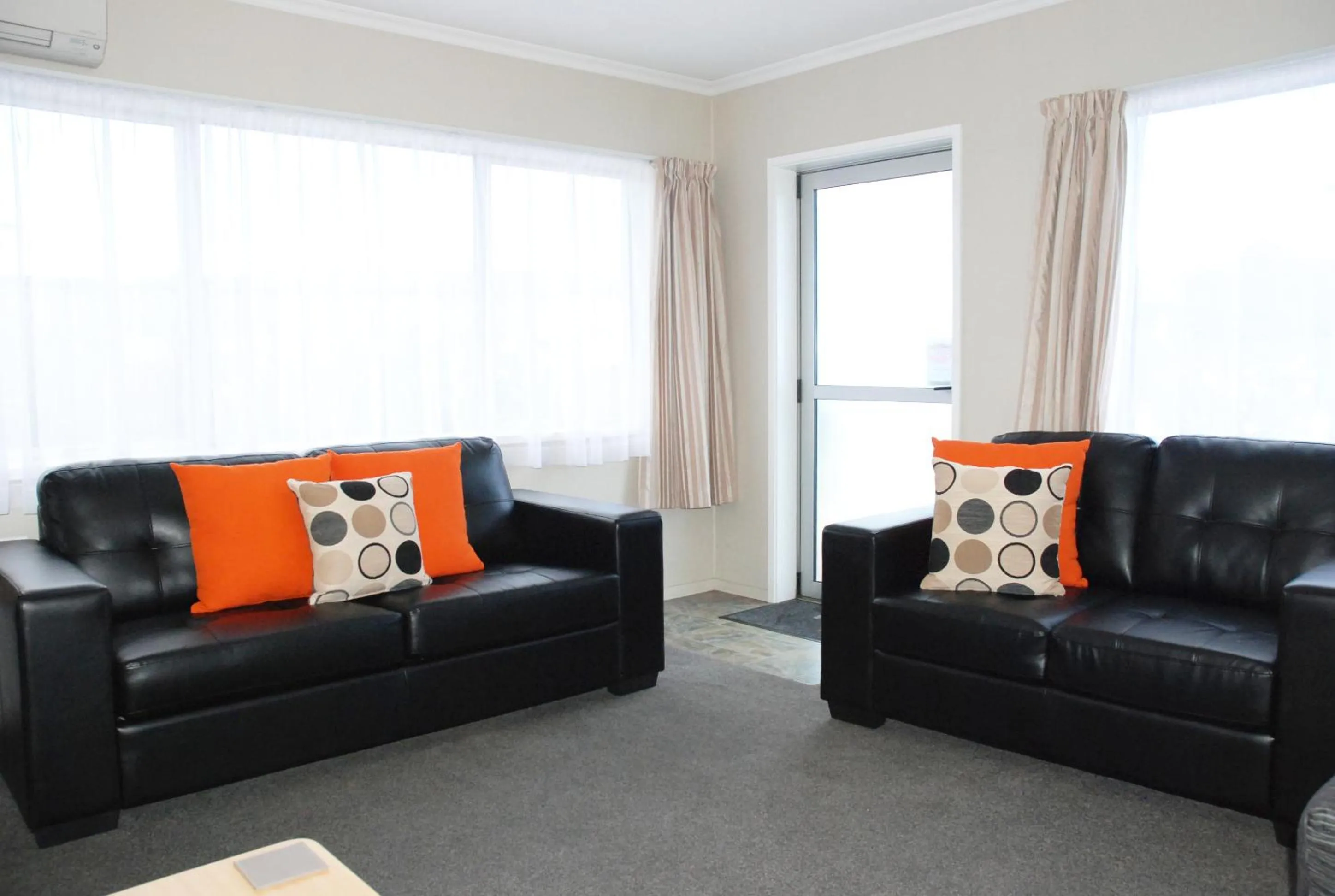 Seating area in Almond Court Motel