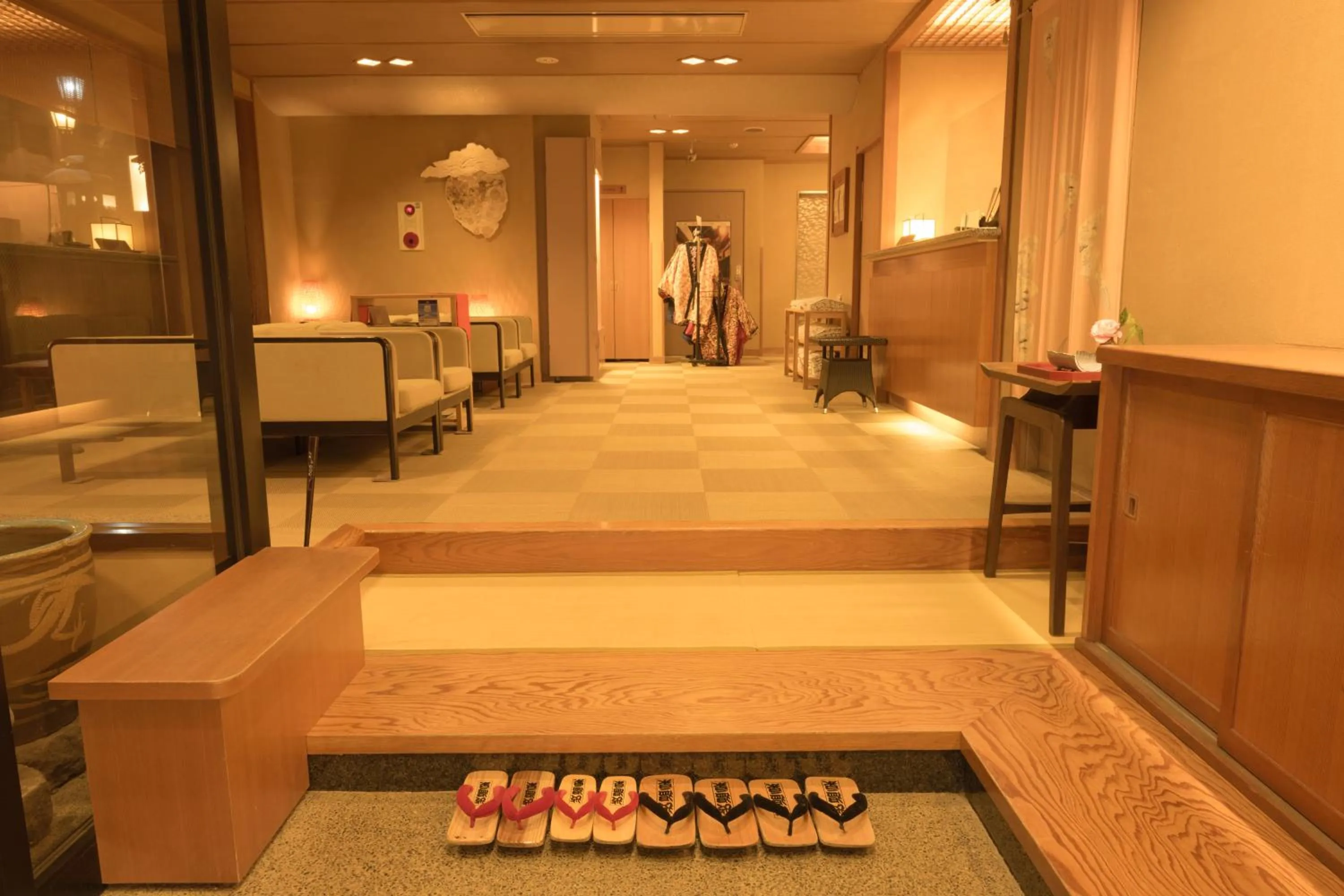 Lobby or reception, Bed in Suminoyu