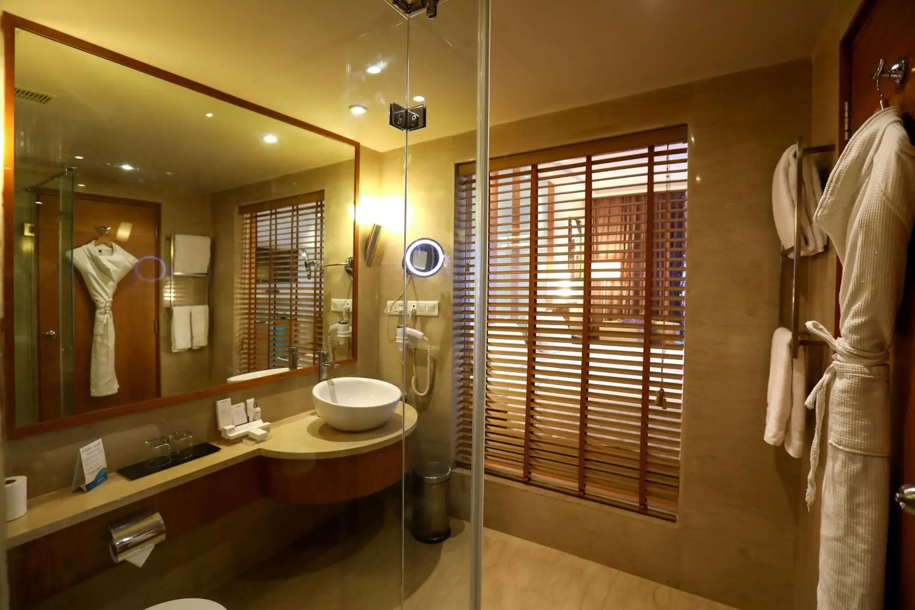 Bathroom in Radisson Blu Hotel Chennai City Centre Bathroom in Radisson Blu Hotel Chennai City Centre