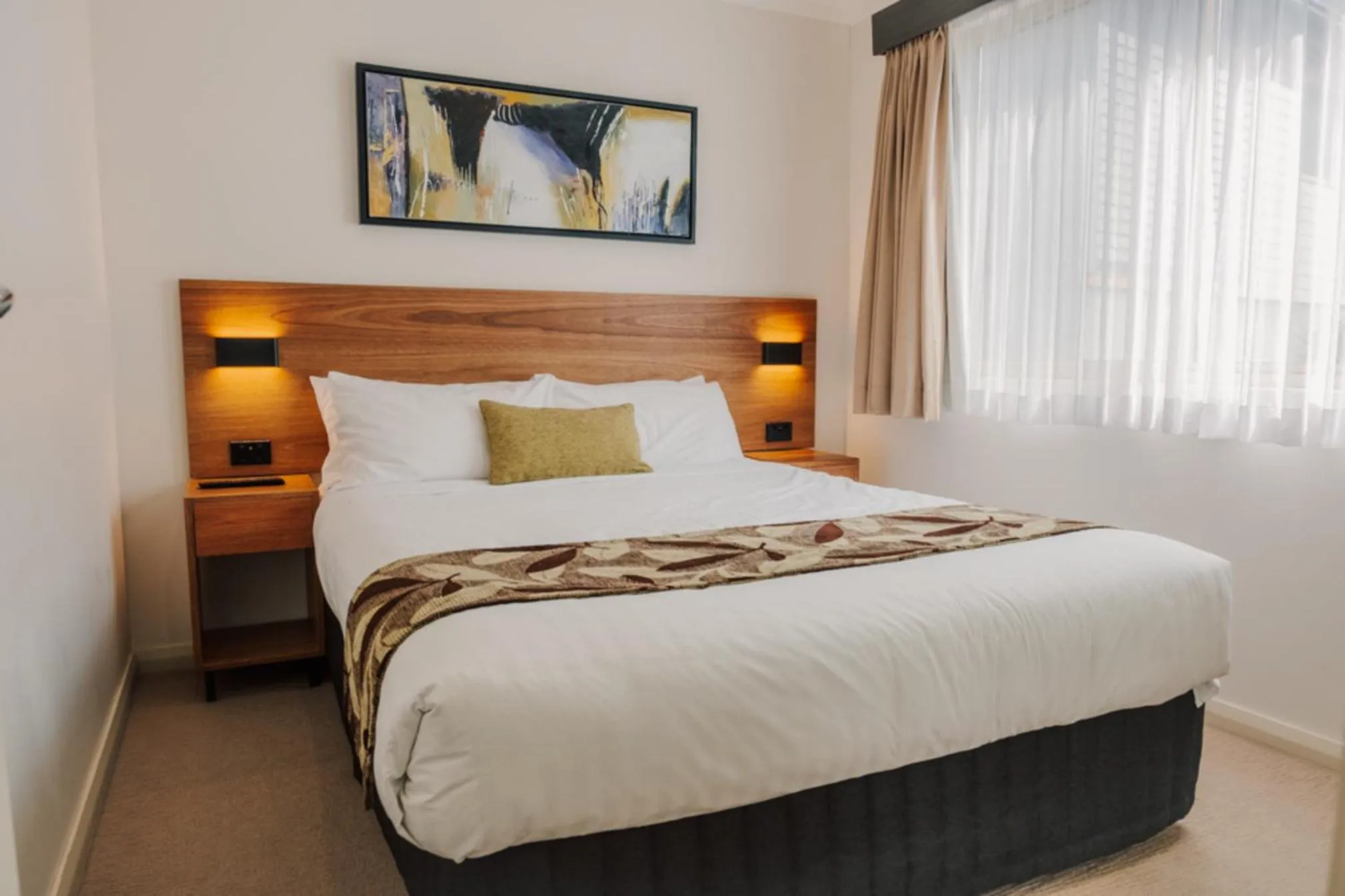 Bed in Alivio Tourist Park Canberra