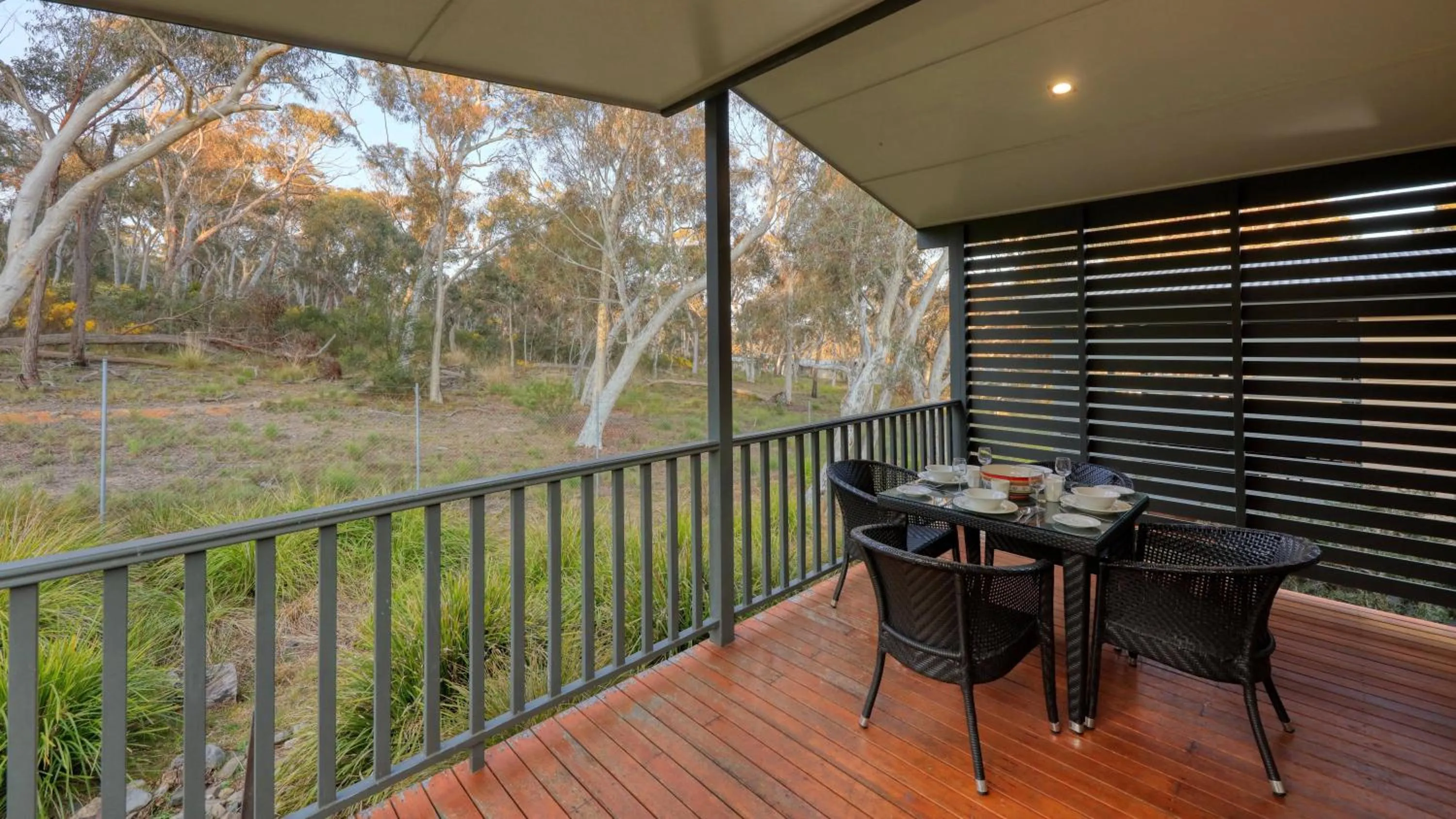 Balcony/Terrace in Alivio Tourist Park Canberra