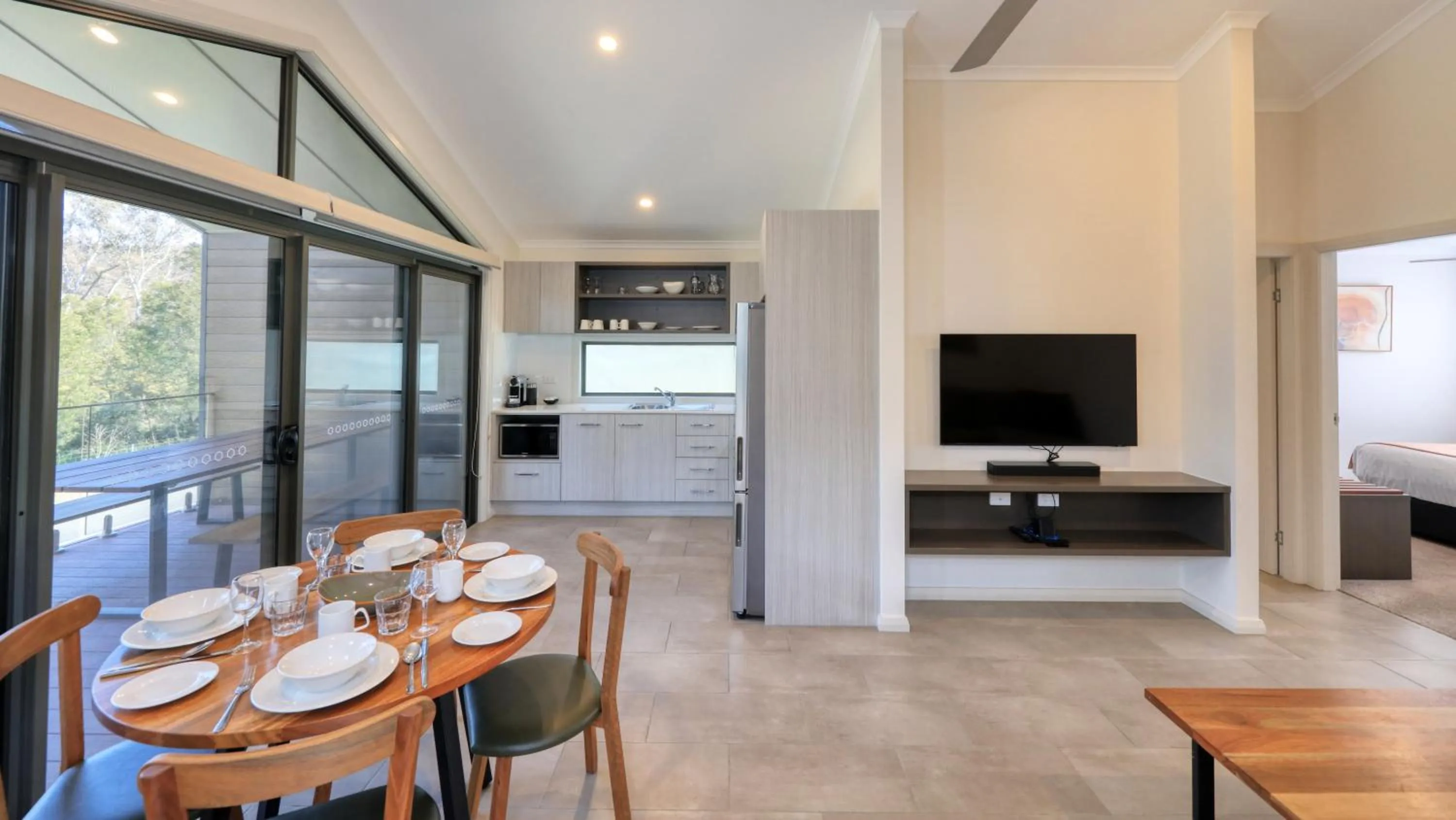 Living room in Alivio Tourist Park Canberra