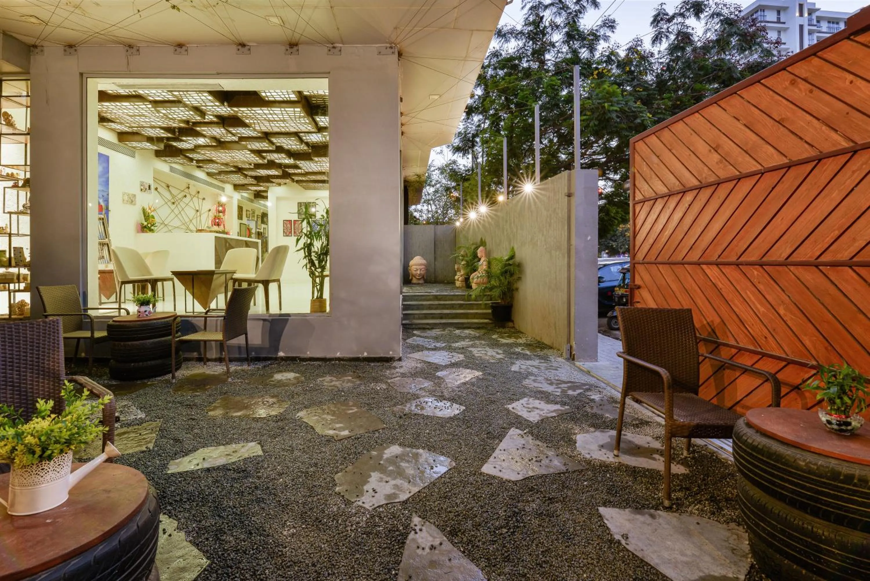 Decorative detail in Dragonfly Hotel - The Art Hotel