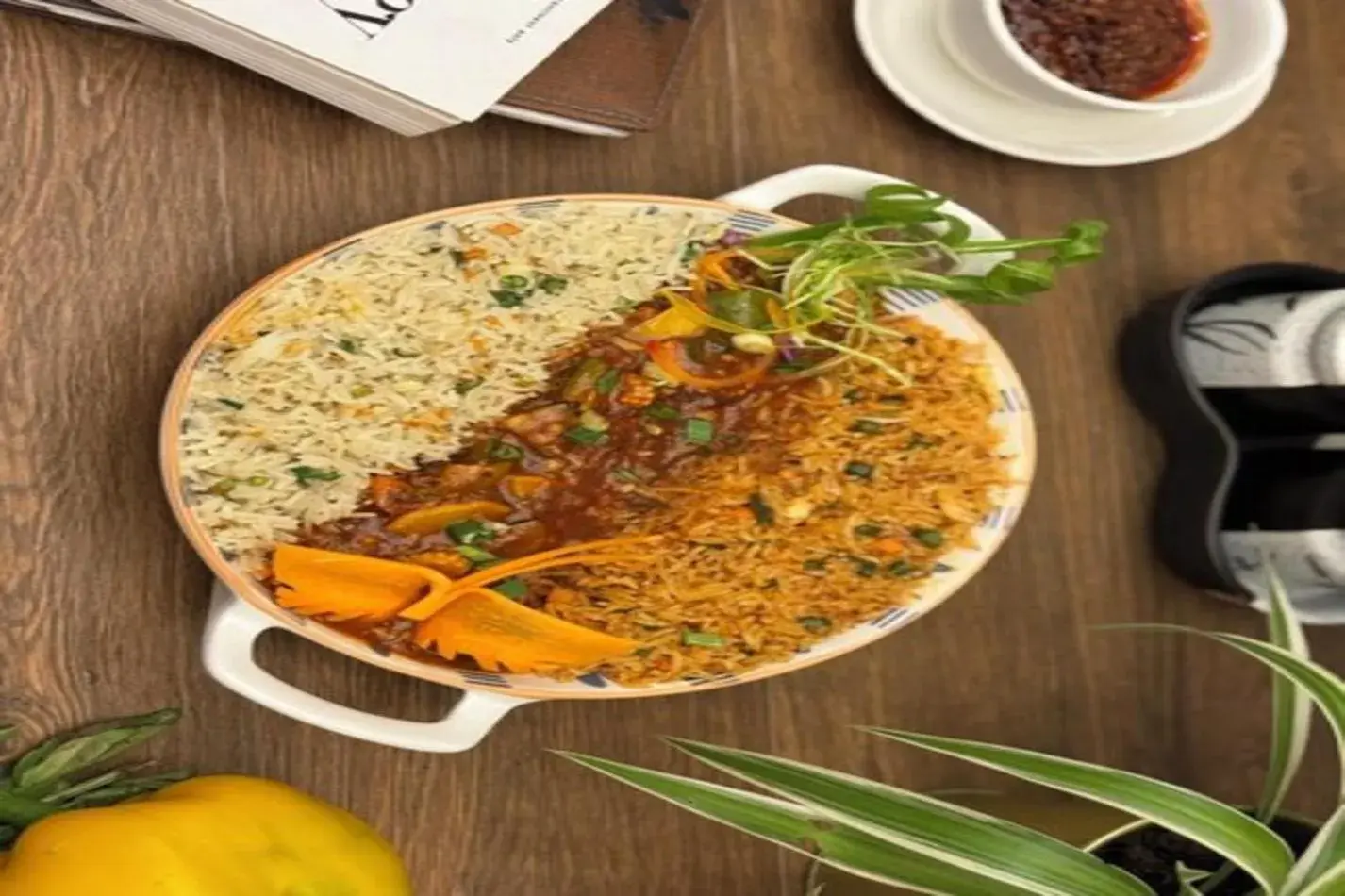 Food close-up in Dragonfly Hotel - The Art Hotel Food close-up in Dragonfly Hotel - The Art Hotel