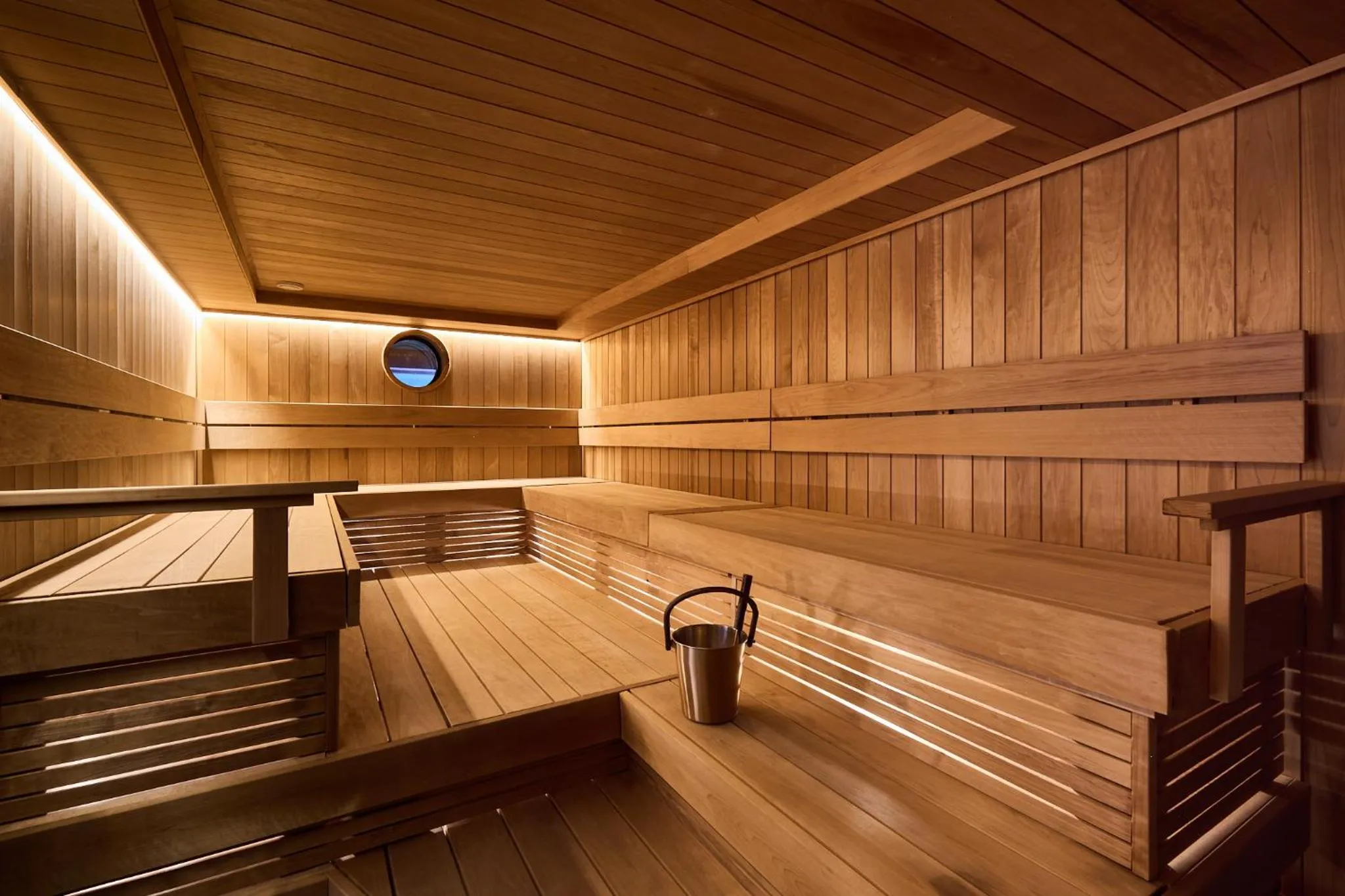 Sauna in Hostel Linnasmäki