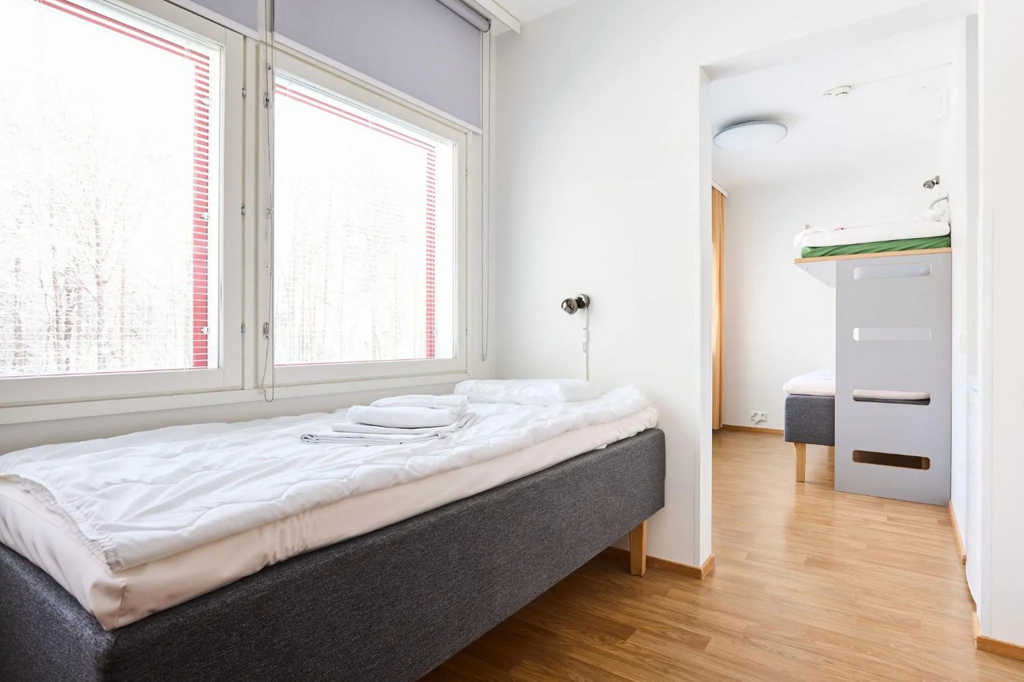 Bed in Hostel Linnasmäki