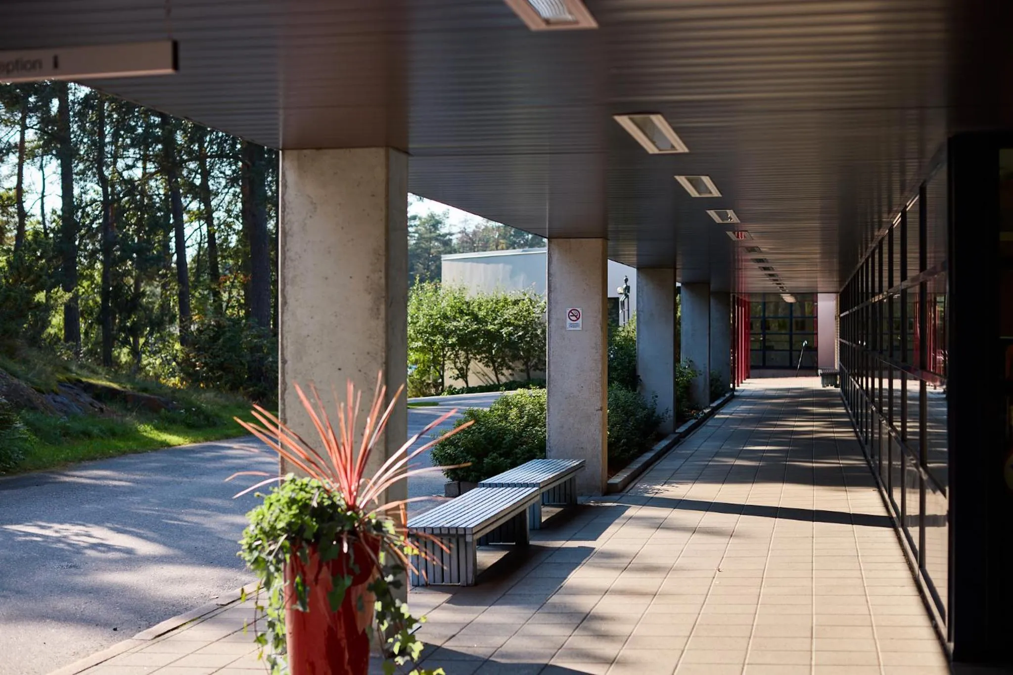 Facade/entrance in Hostel Linnasmäki