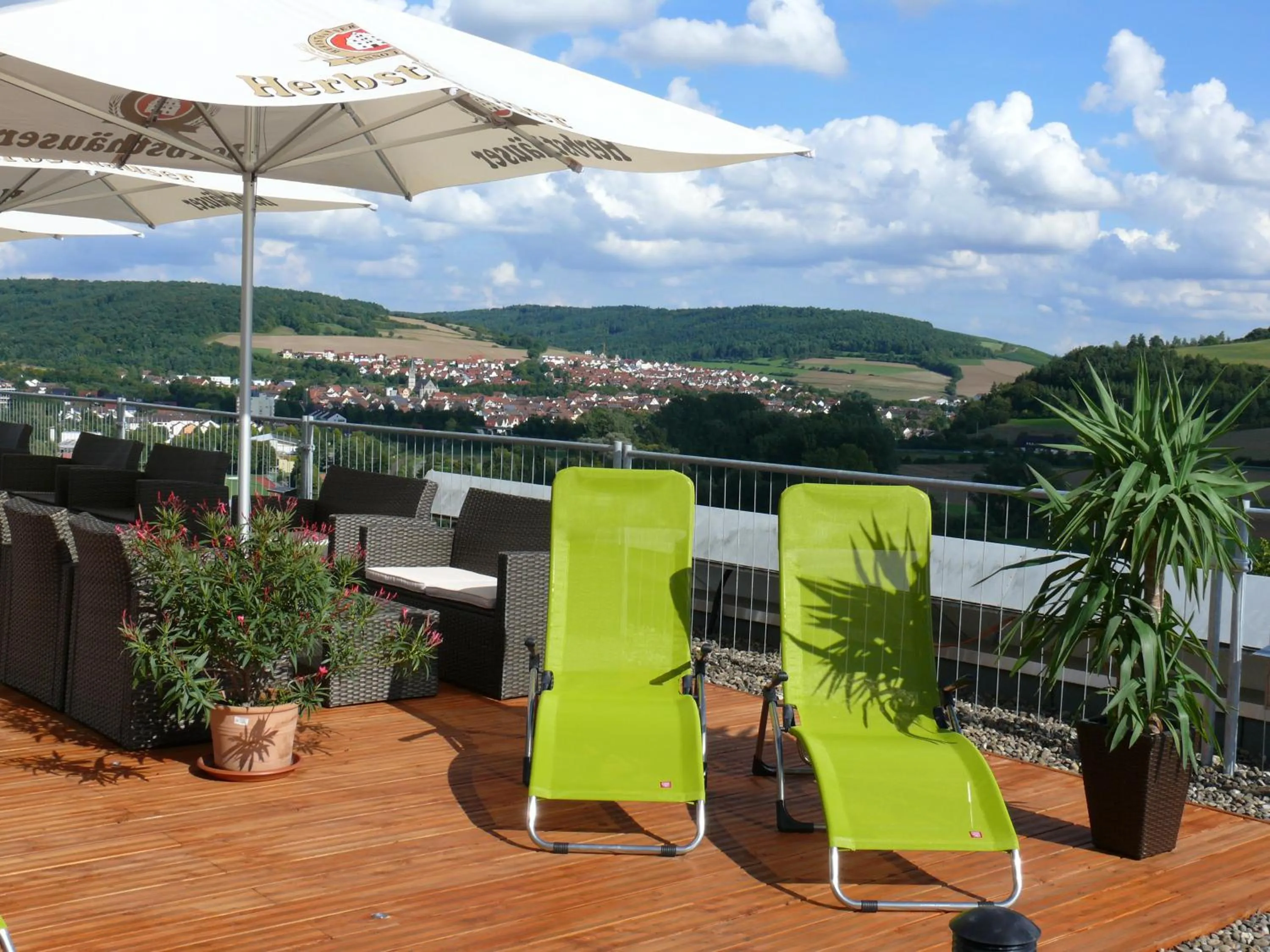 Balcony/Terrace in Vitalhotel König am Park