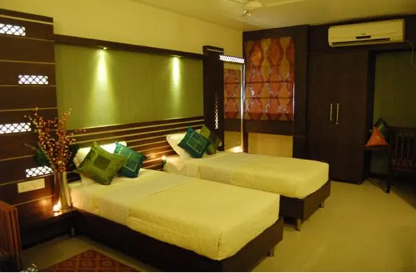 Photo of the whole room, Bed in Hotel Meera