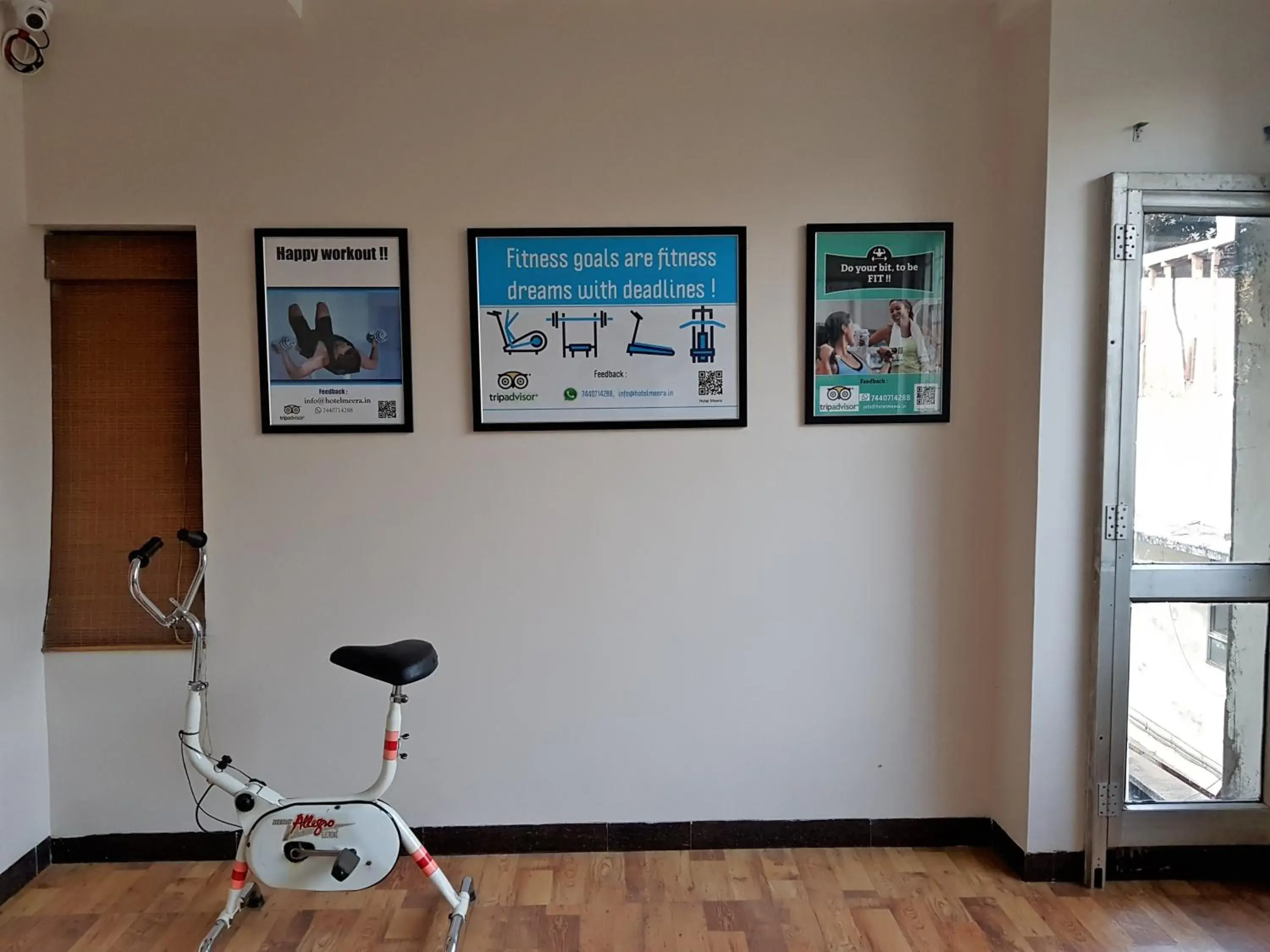 Fitness centre/facilities in Hotel Meera Fitness centre/facilities in Hotel Meera